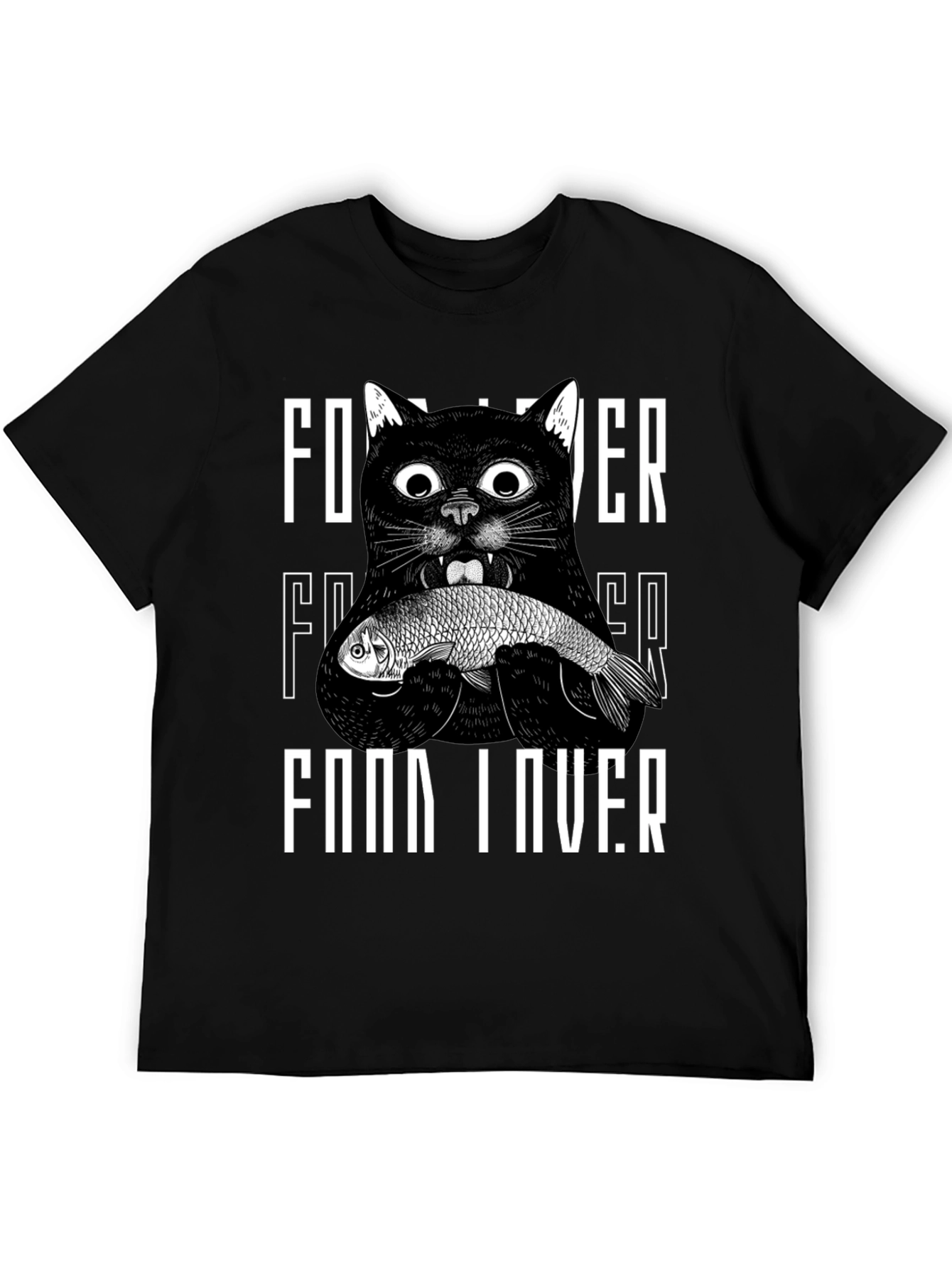Cat Food Lover Graphic T-Shirt