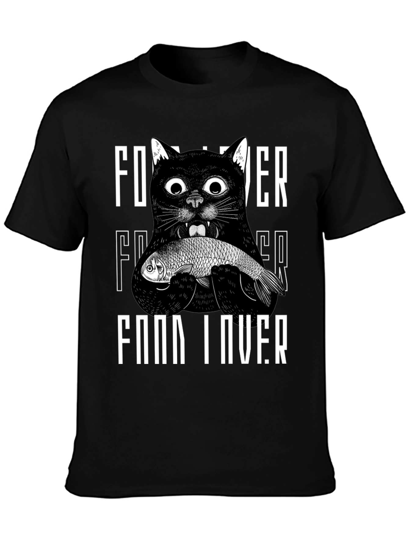 Cat Food Lover Graphic T-Shirt