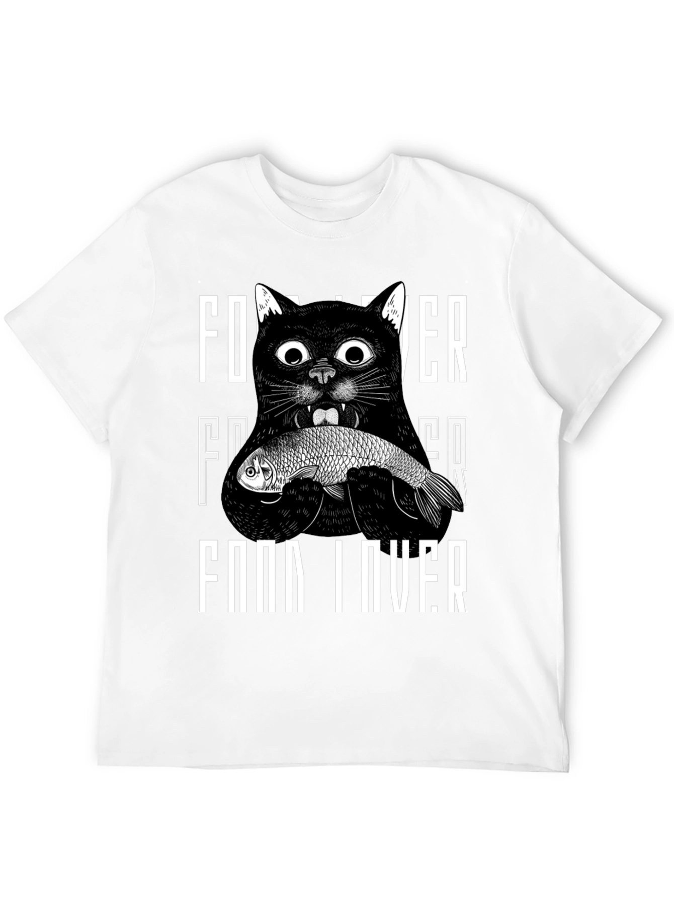 Cat Food Lover Graphic T-Shirt