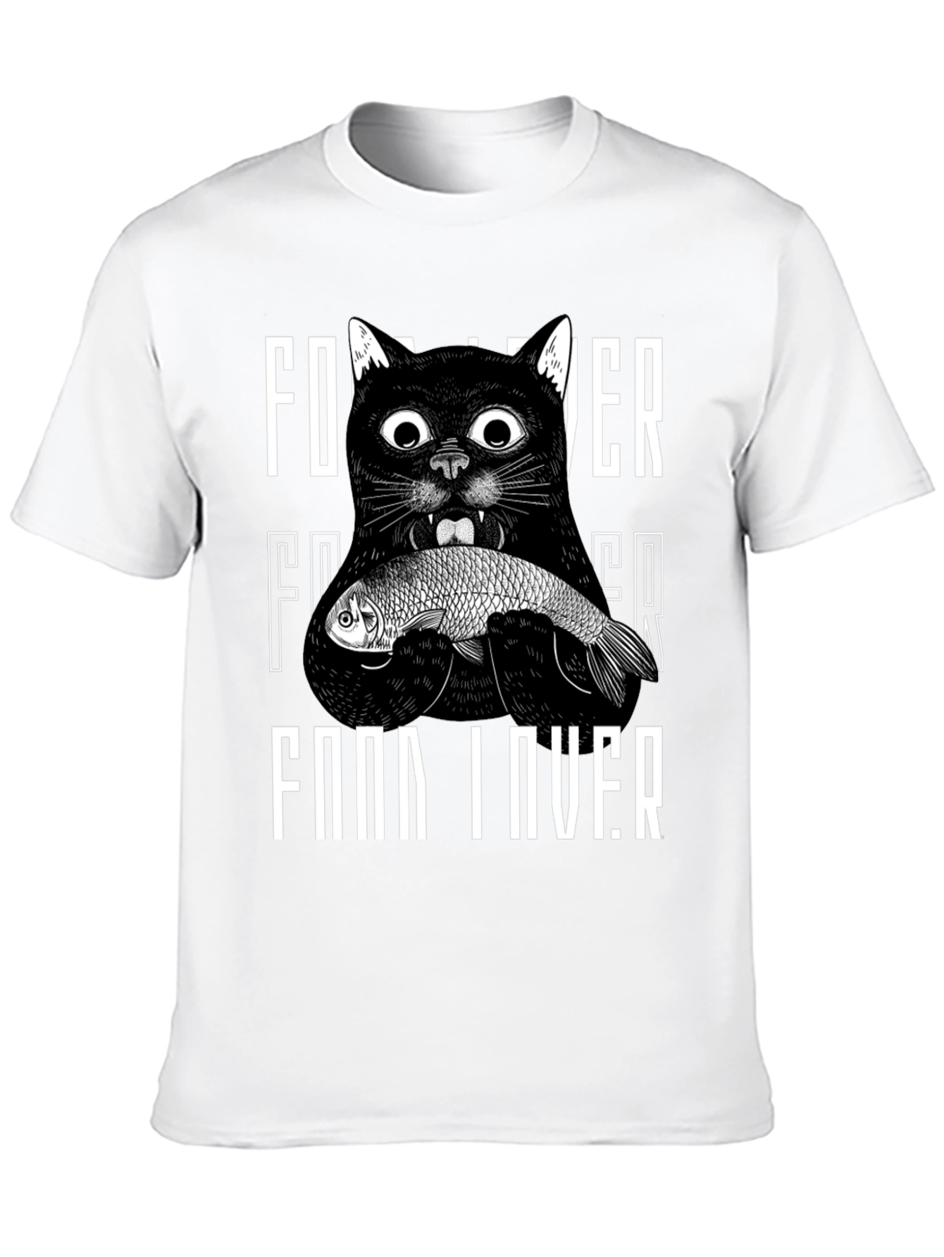 Cat Food Lover Graphic T-Shirt