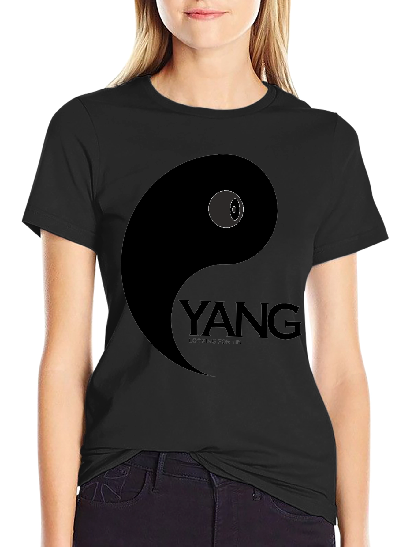 Yin Yang T-Shirt - Yang Looking for Yin