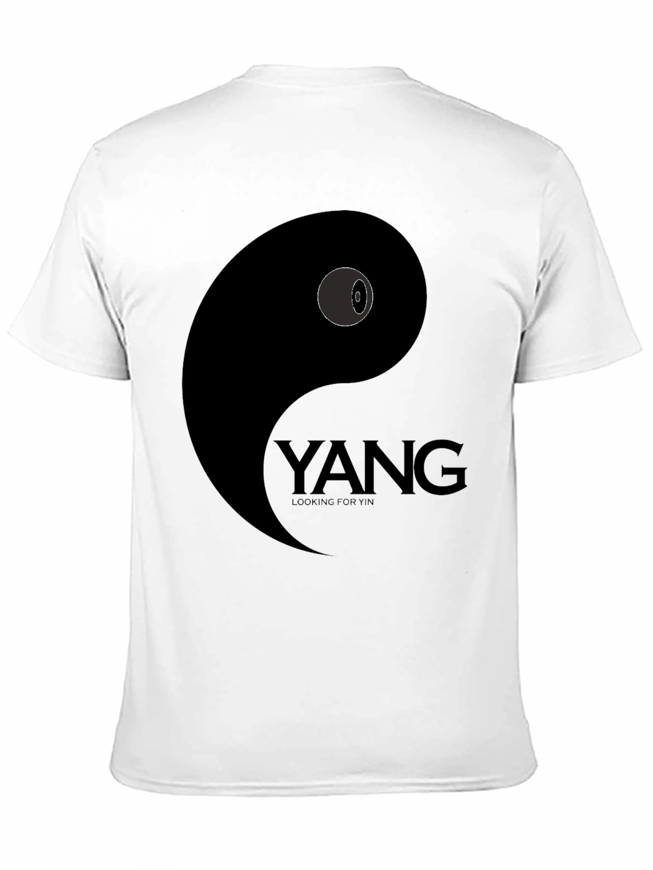 Yin Yang T-Shirt - Yang Looking for Yin