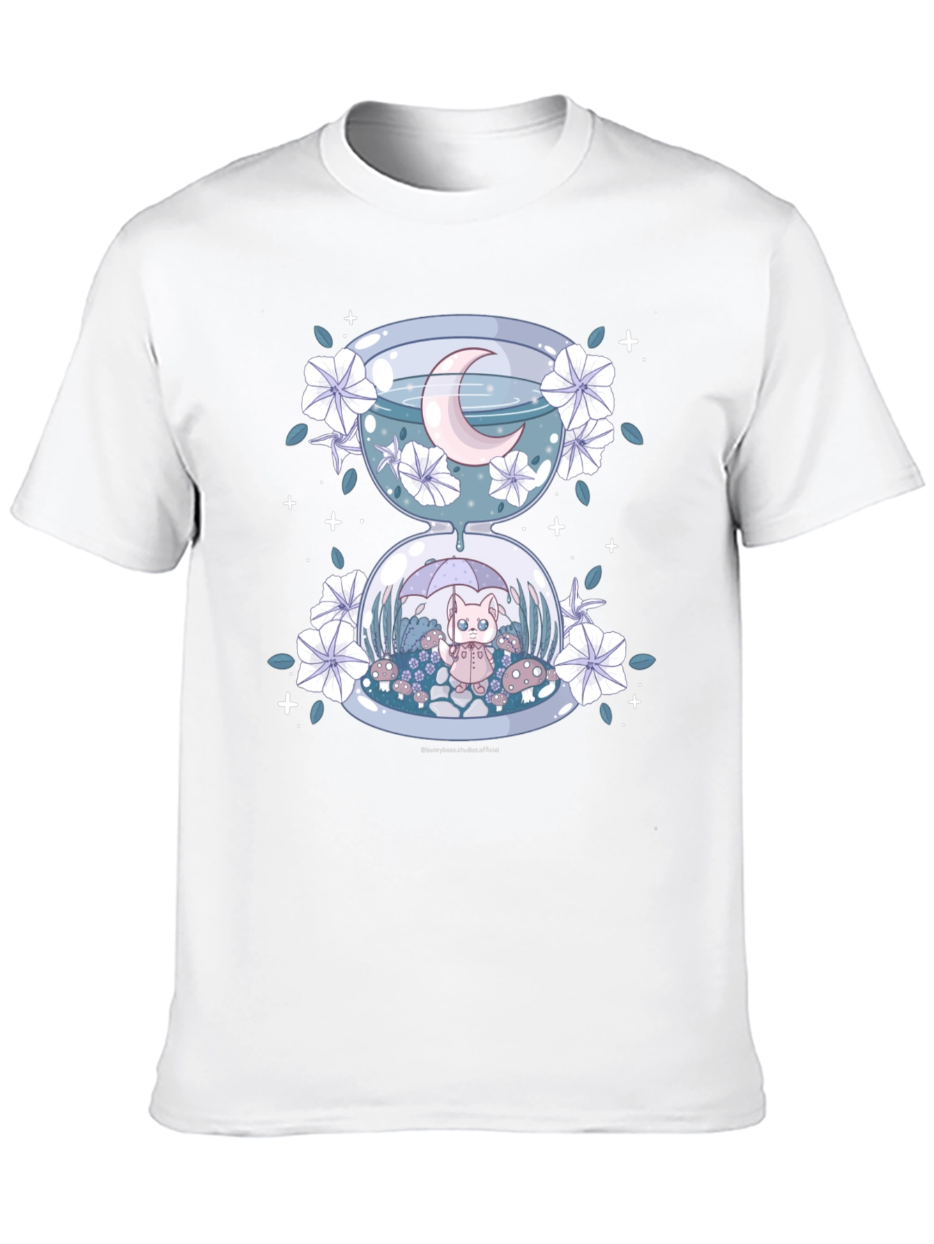 Hourglass Cat Tee - Whimsical Graphic T-Shirt