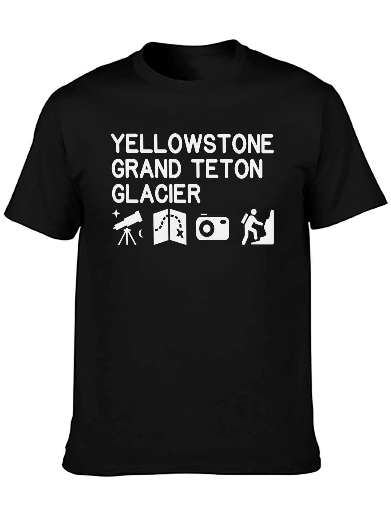 National Parks Black Graphic Tee