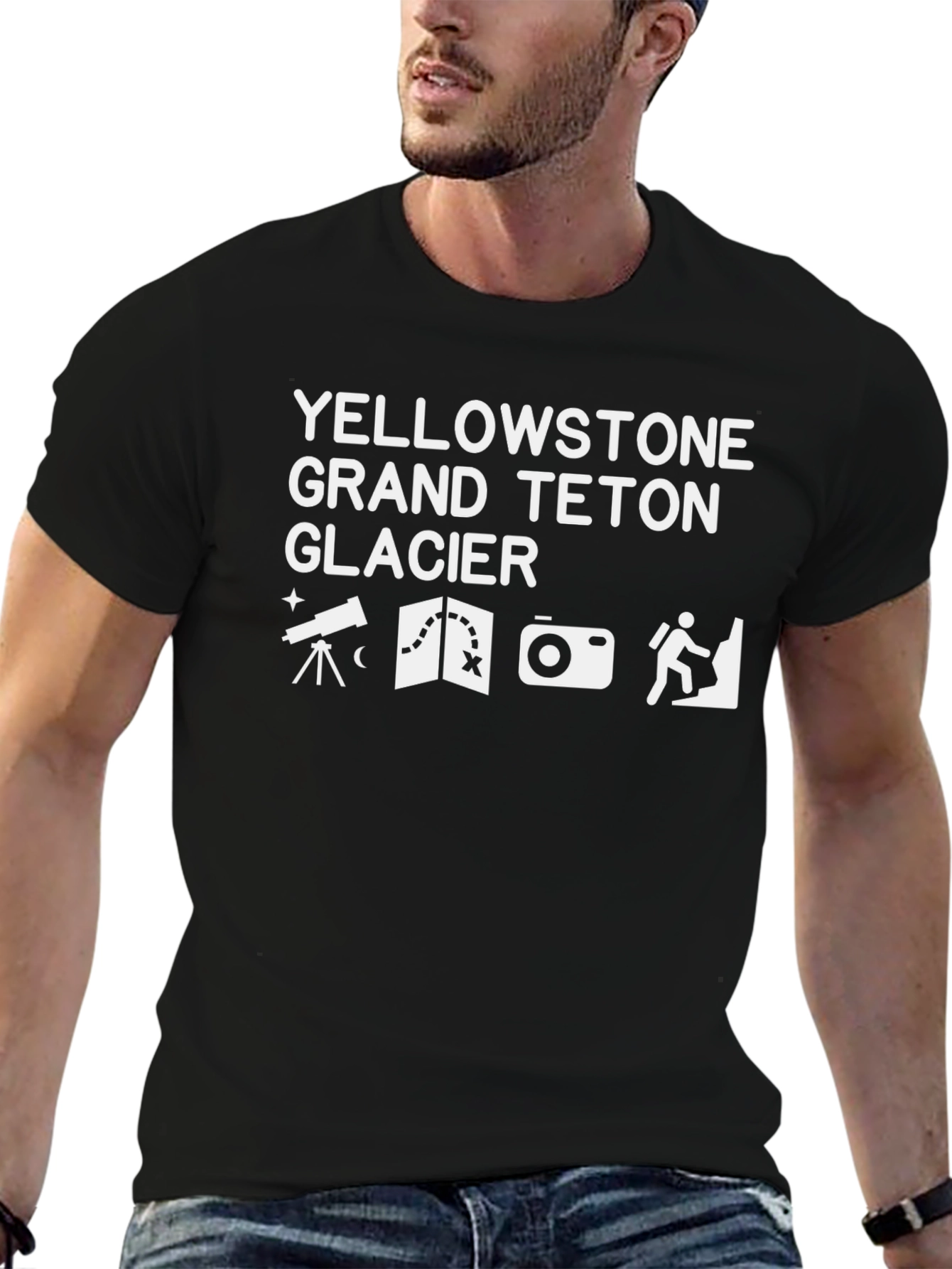National Parks Black Graphic Tee