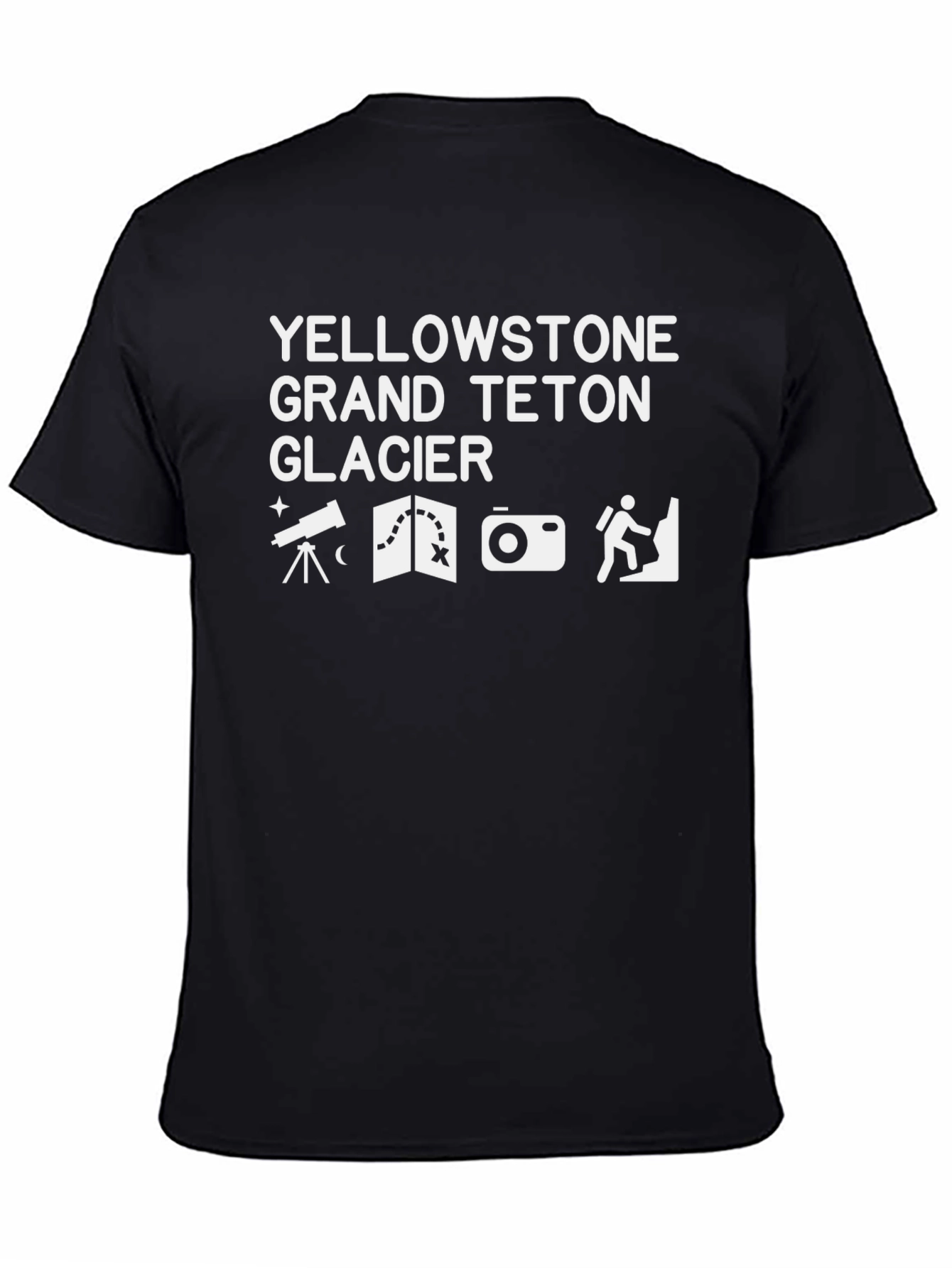 National Parks Black Graphic Tee