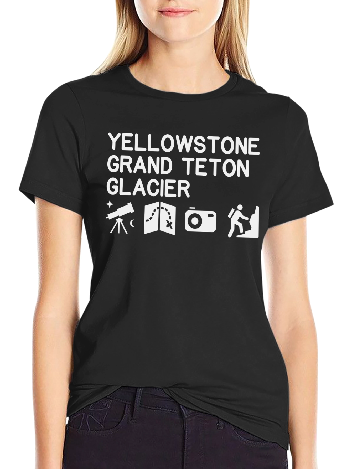 National Parks Black Graphic Tee