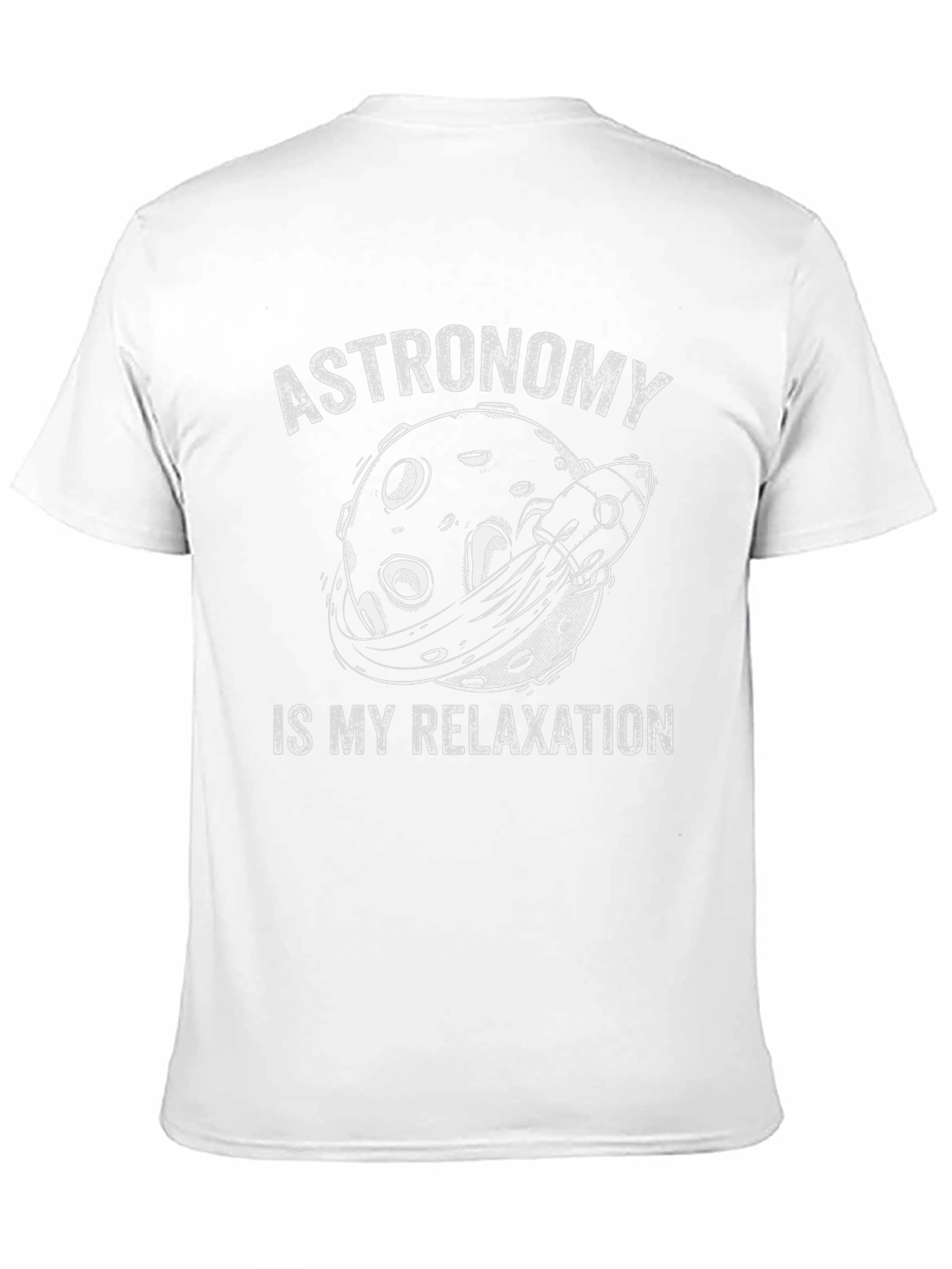Astronomy is My Relaxation Black T-Shirt