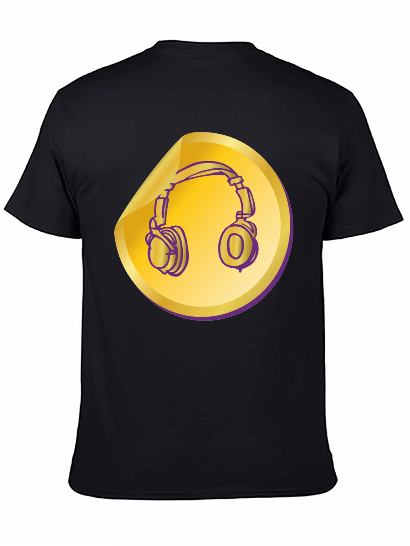 Headphones Graphic Tee - Music Lover Shirt