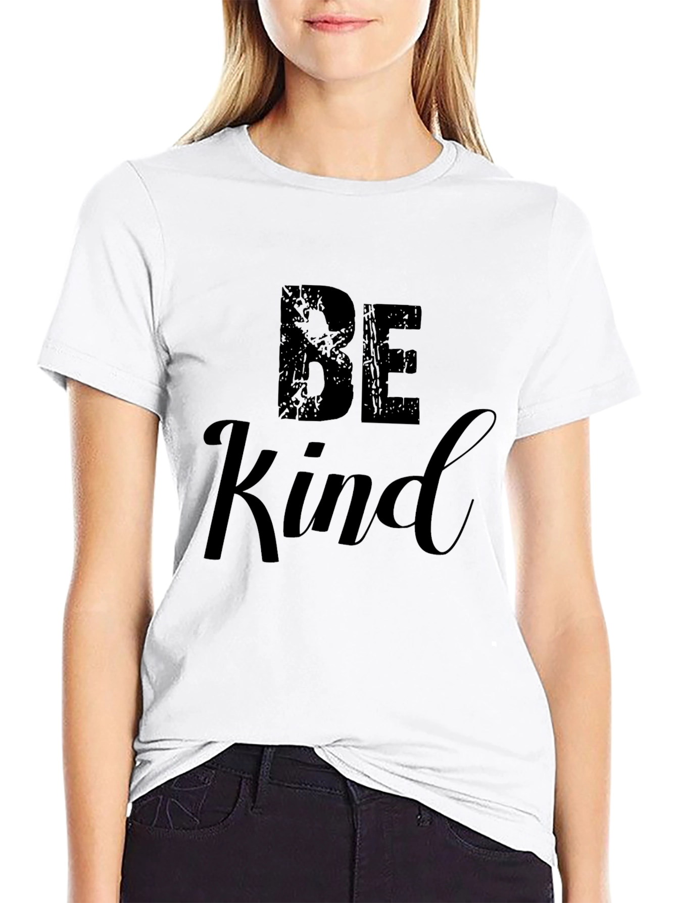 Be Kind Graphic Tee - Mens Black T-Shirt