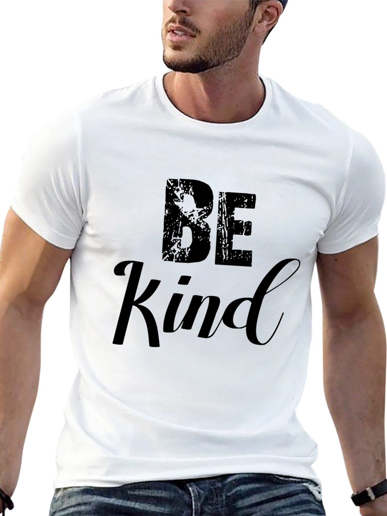 Be Kind Graphic Tee - Mens Black T-Shirt