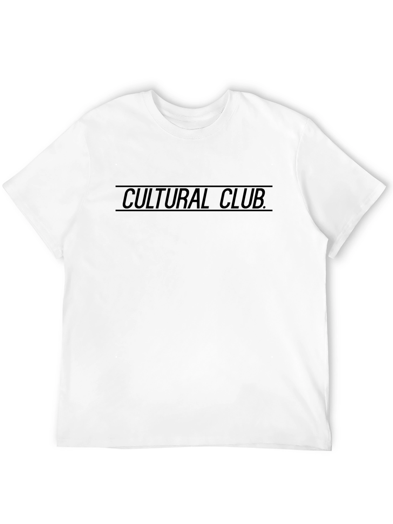 Cultural Club Graphic Tee - Black Cotton T-Shirt