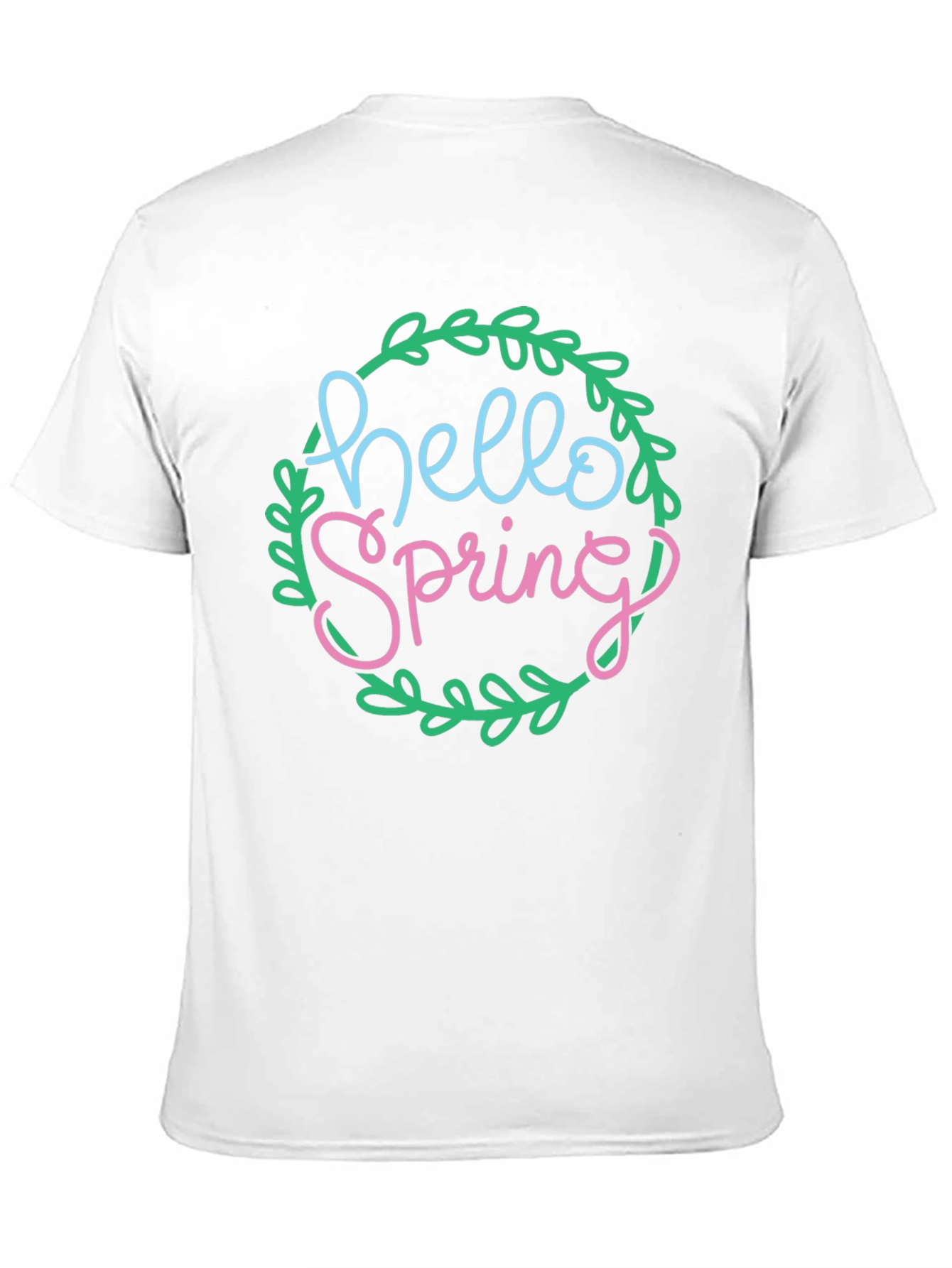 Hello Spring Graphic Tee - Mens Black T-Shirt
