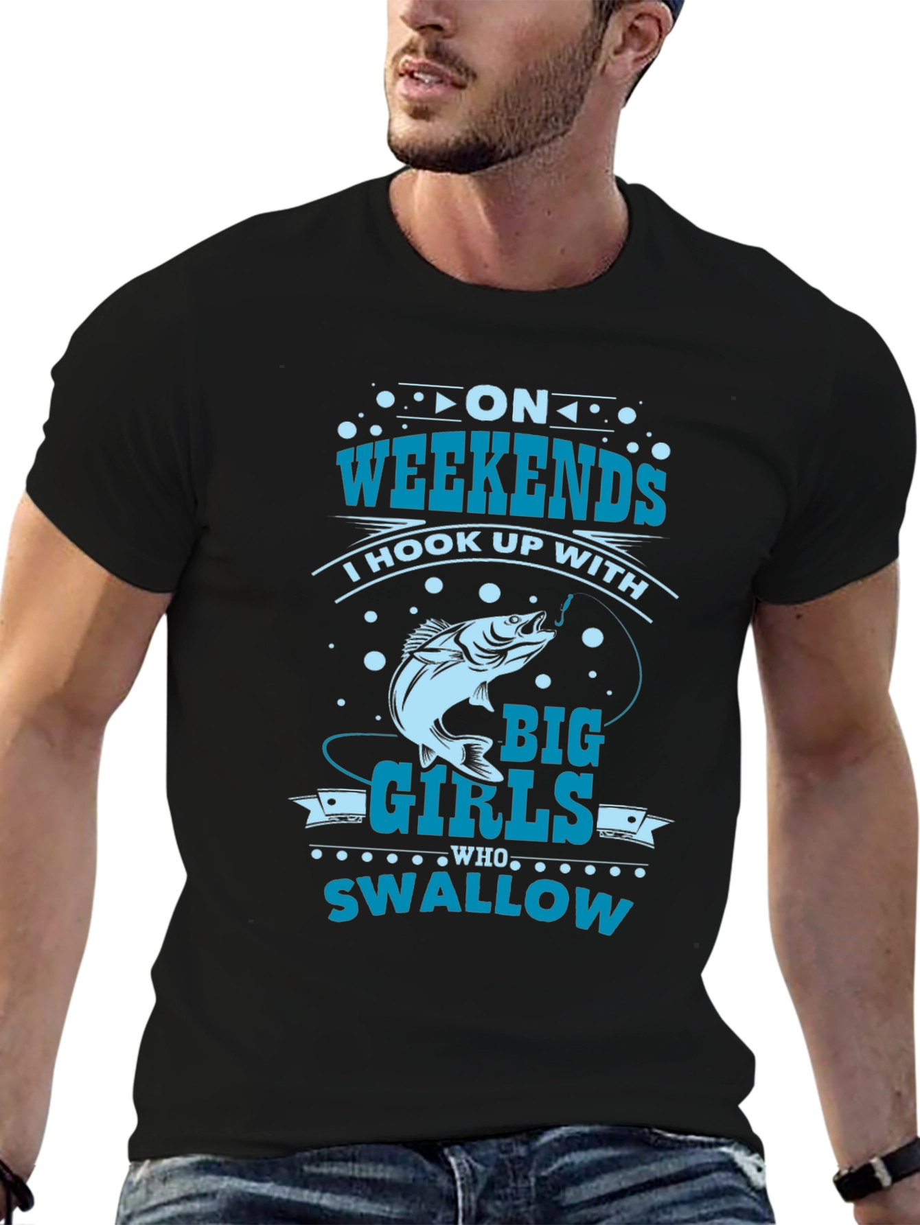 Weekend Fishing Humor Graphic Tee