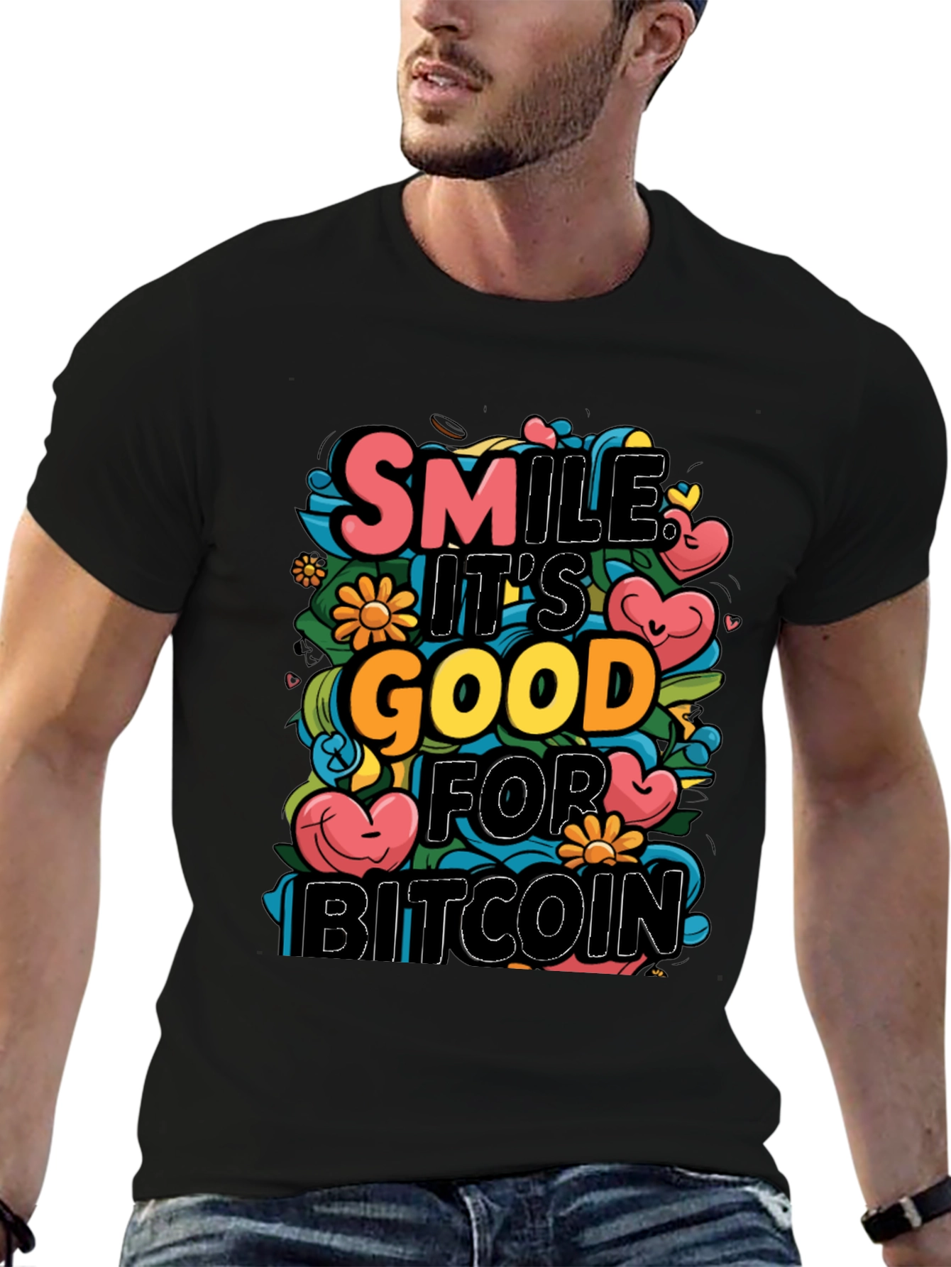 Smile Its Good For Bitcoin T-Shirt