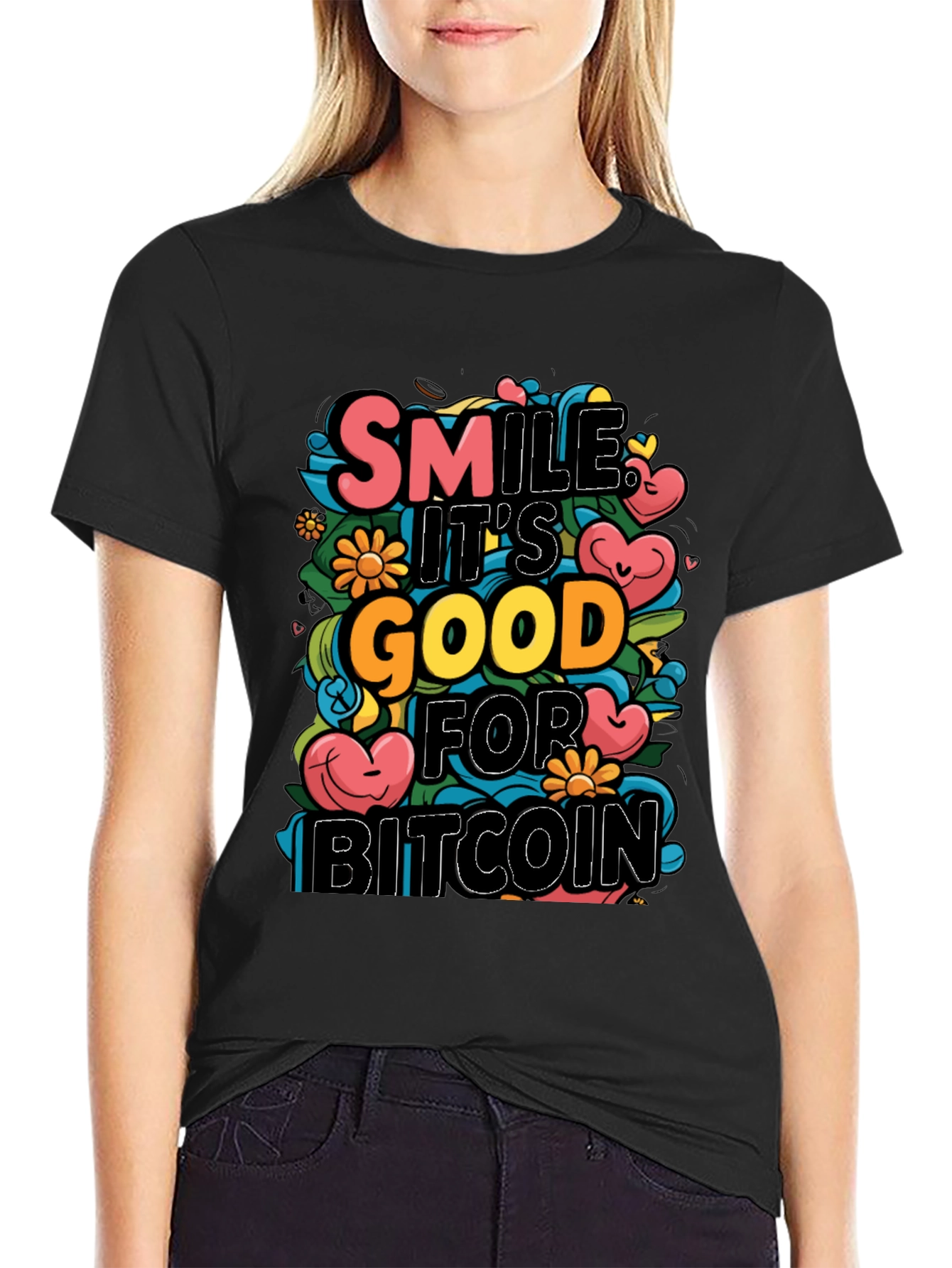 Smile Its Good For Bitcoin T-Shirt