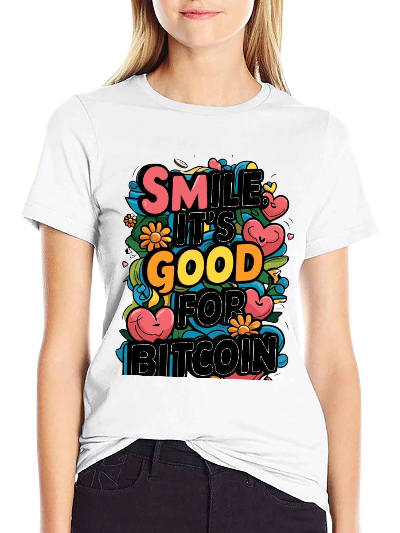 Smile Its Good For Bitcoin T-Shirt