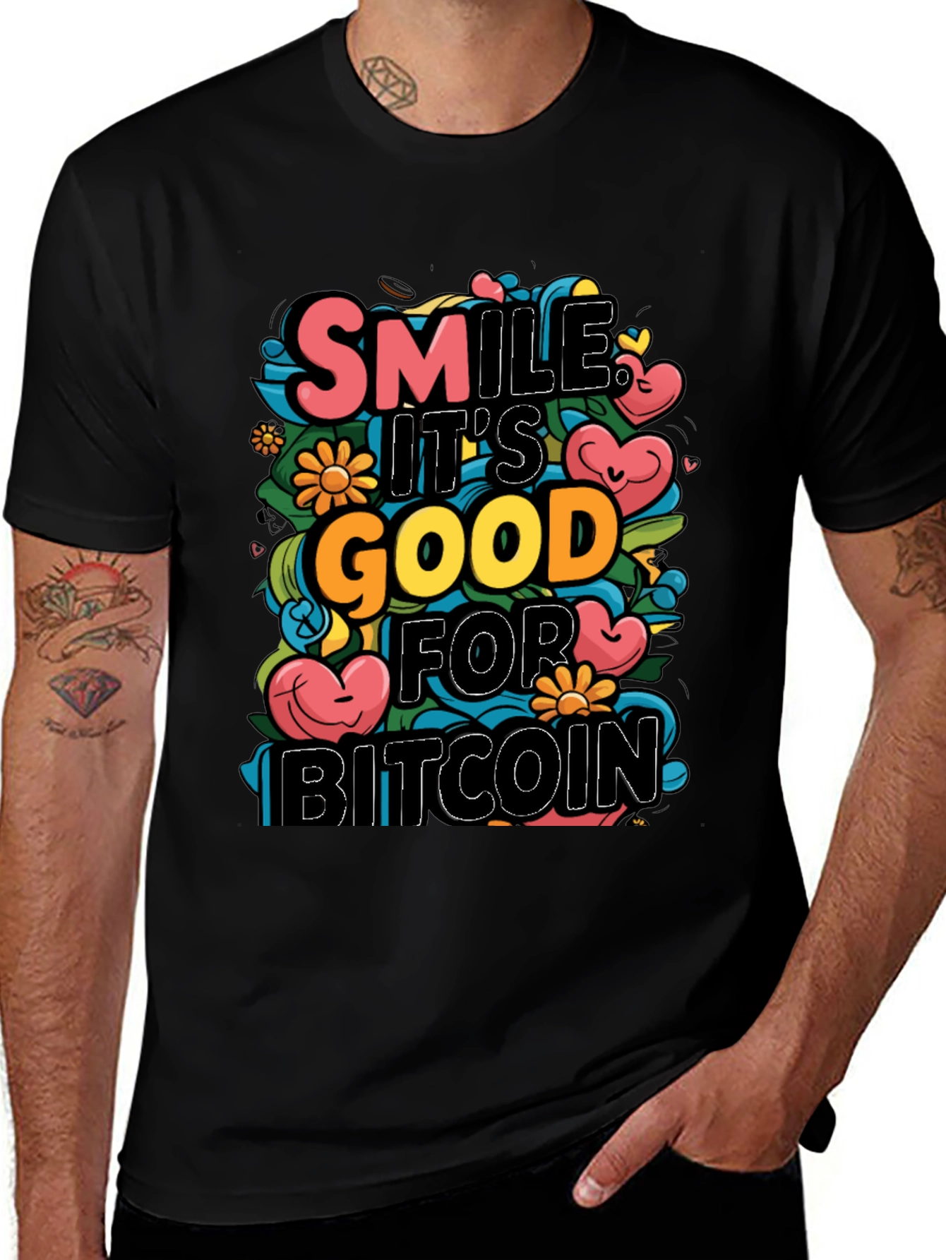 Smile Its Good For Bitcoin T-Shirt