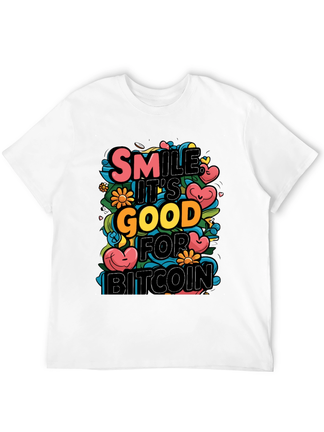 Smile Its Good For Bitcoin T-Shirt