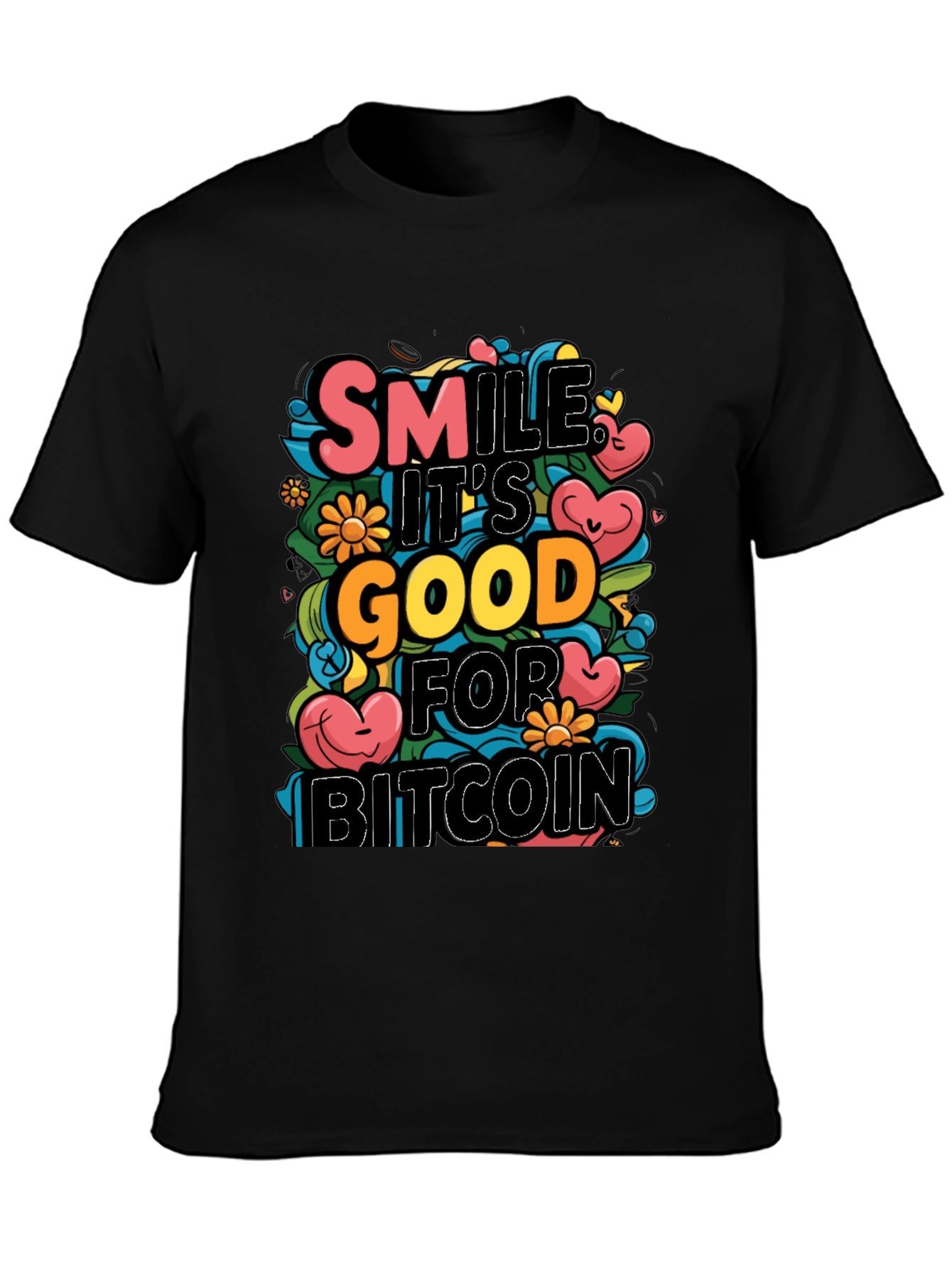 Smile Its Good For Bitcoin T-Shirt