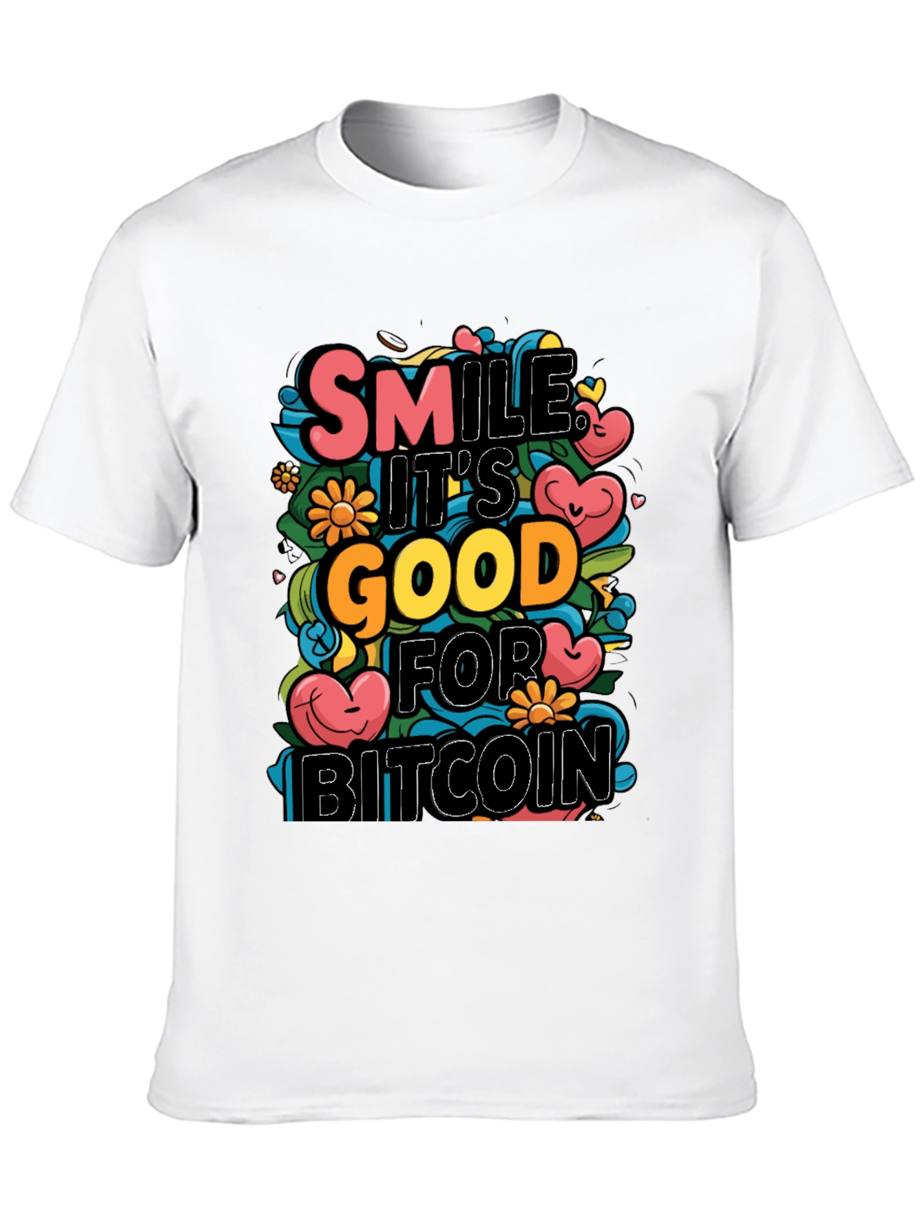 Smile Its Good For Bitcoin T-Shirt