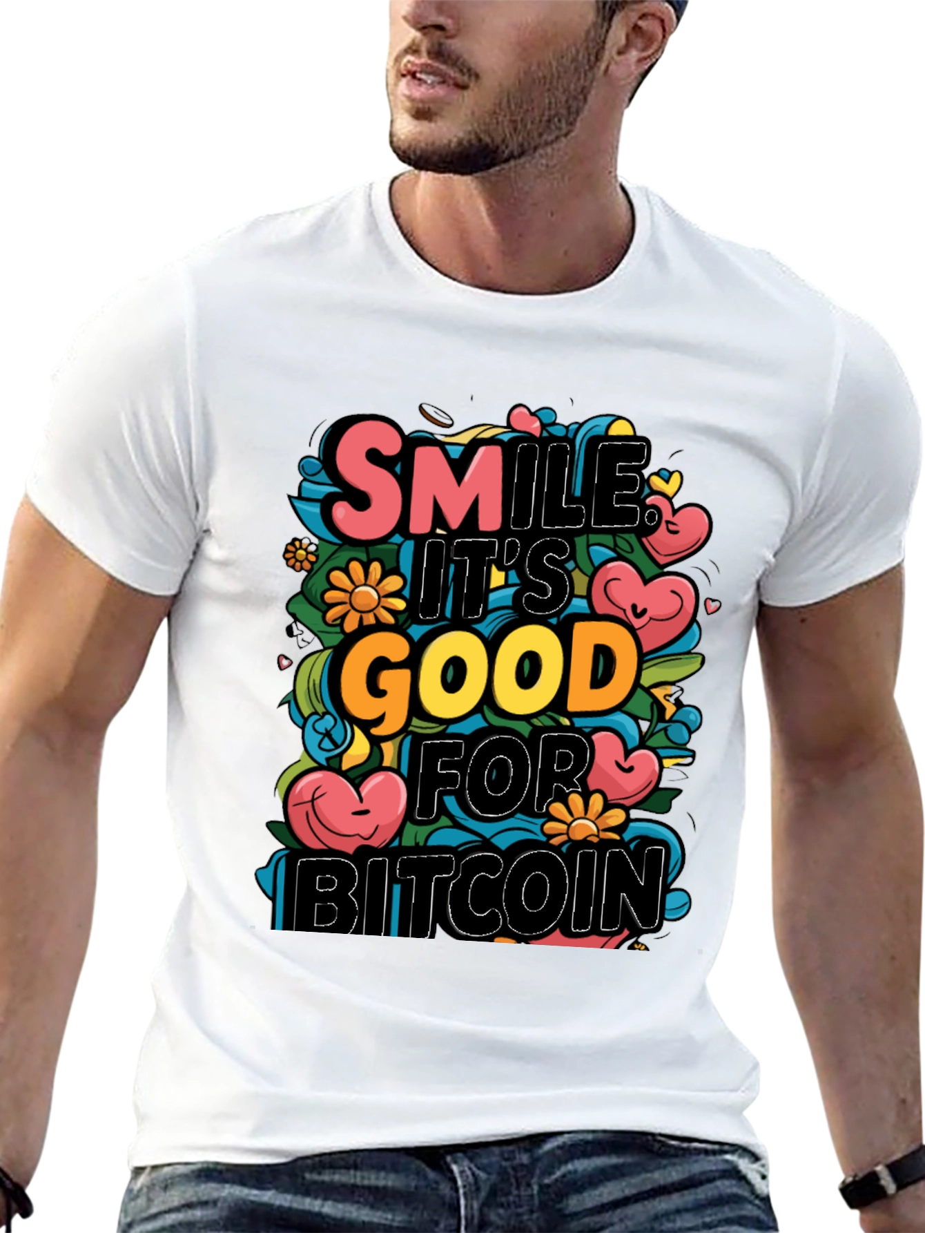 Smile Its Good For Bitcoin T-Shirt