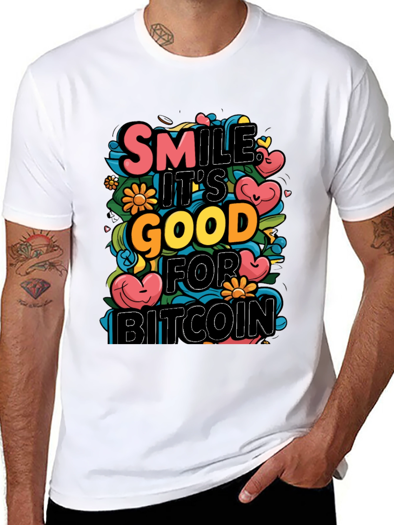Smile Its Good For Bitcoin T-Shirt