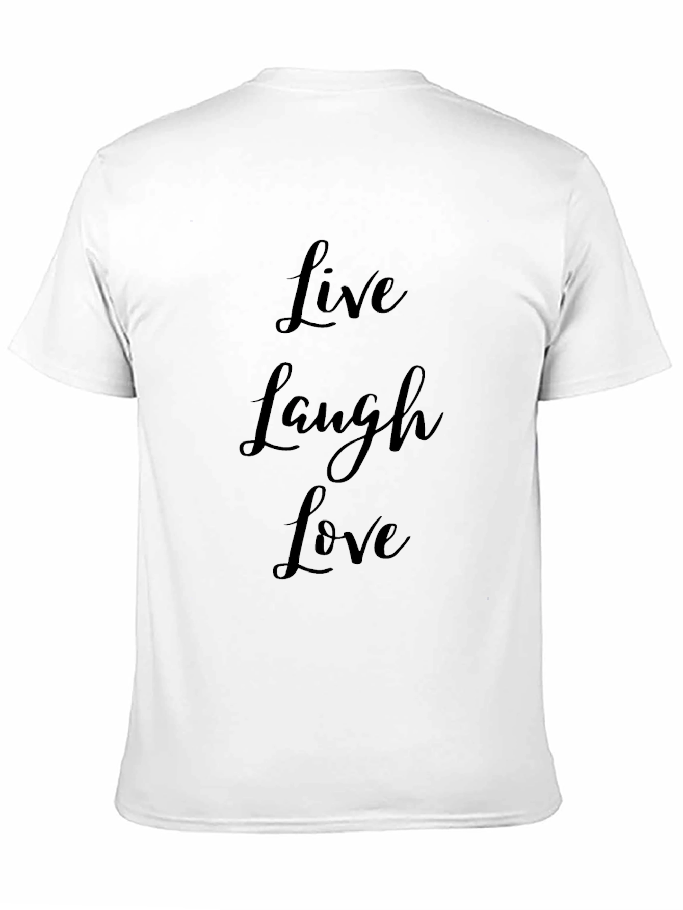 Live Laugh Love Black T-Shirt