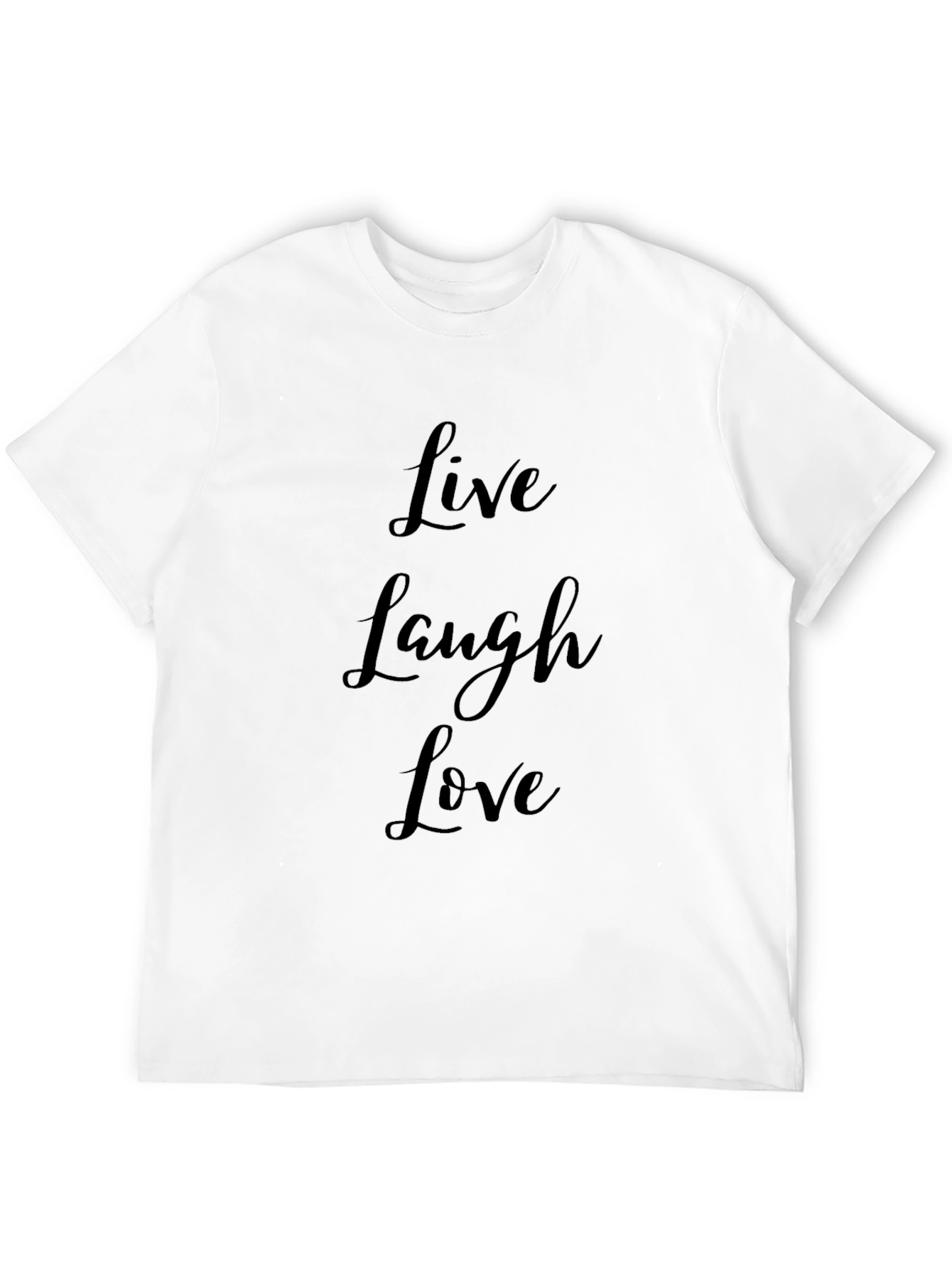 Live Laugh Love Black T-Shirt