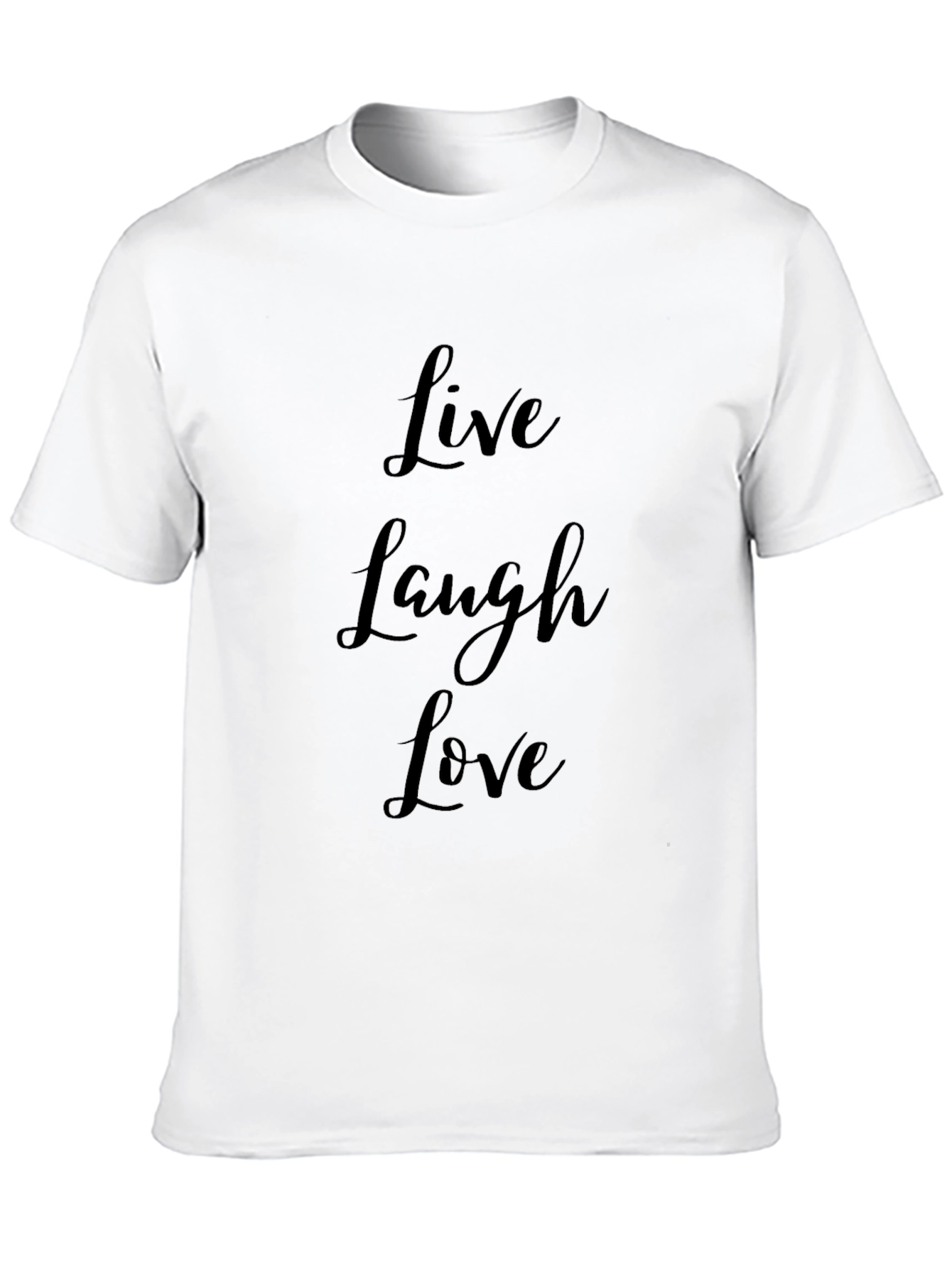 Live Laugh Love Black T-Shirt