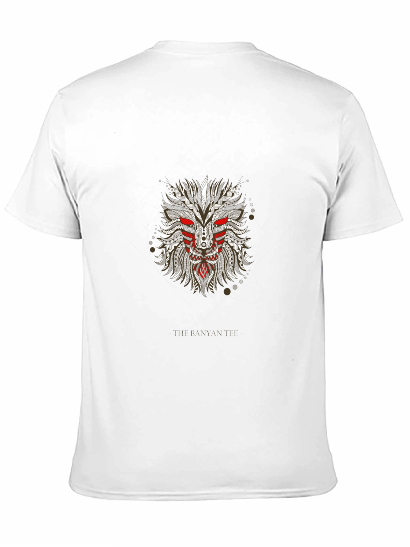 Tribal Mask Graphic Black T-Shirt