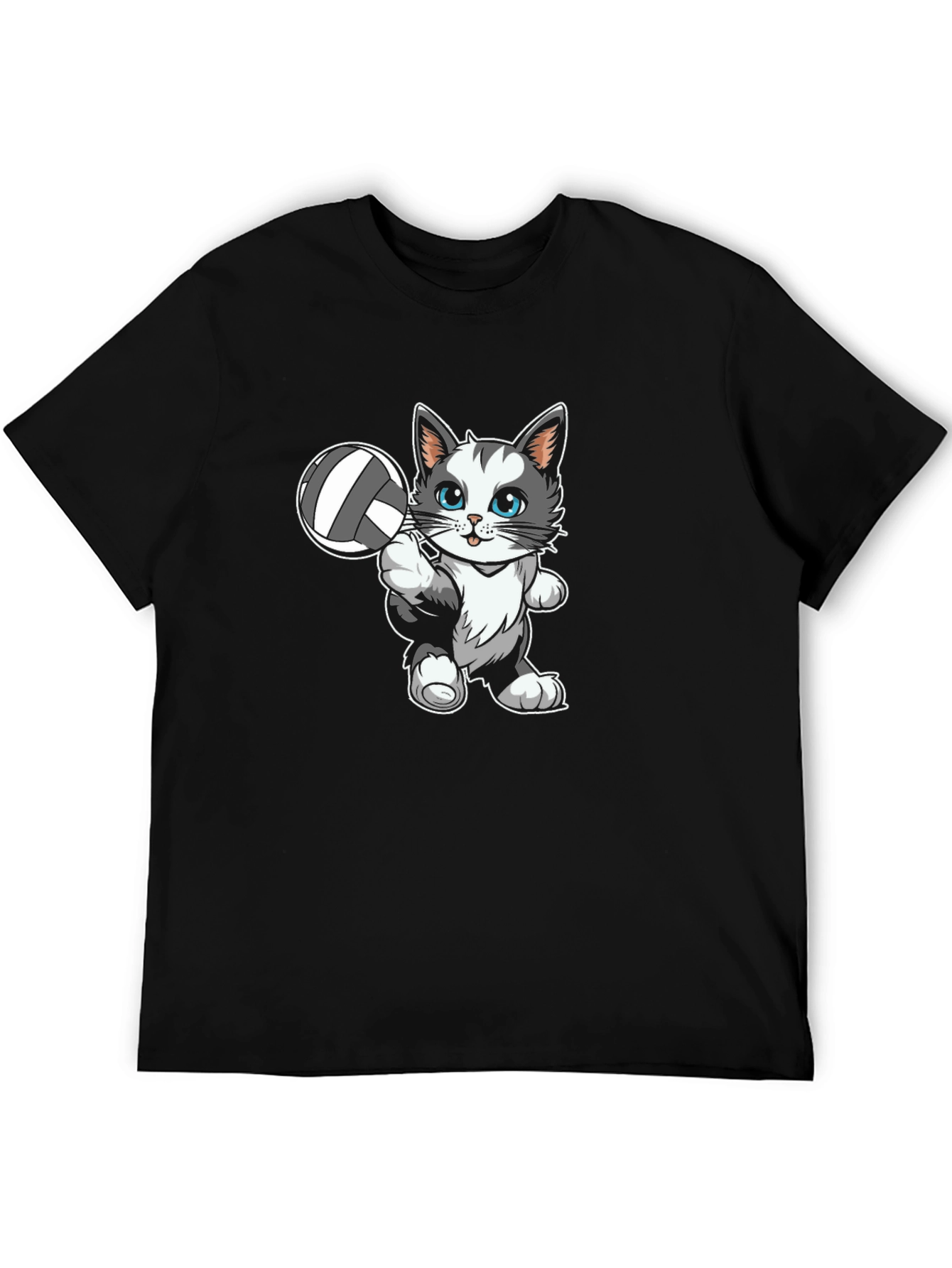 Cute Cat Volleyball T-Shirt