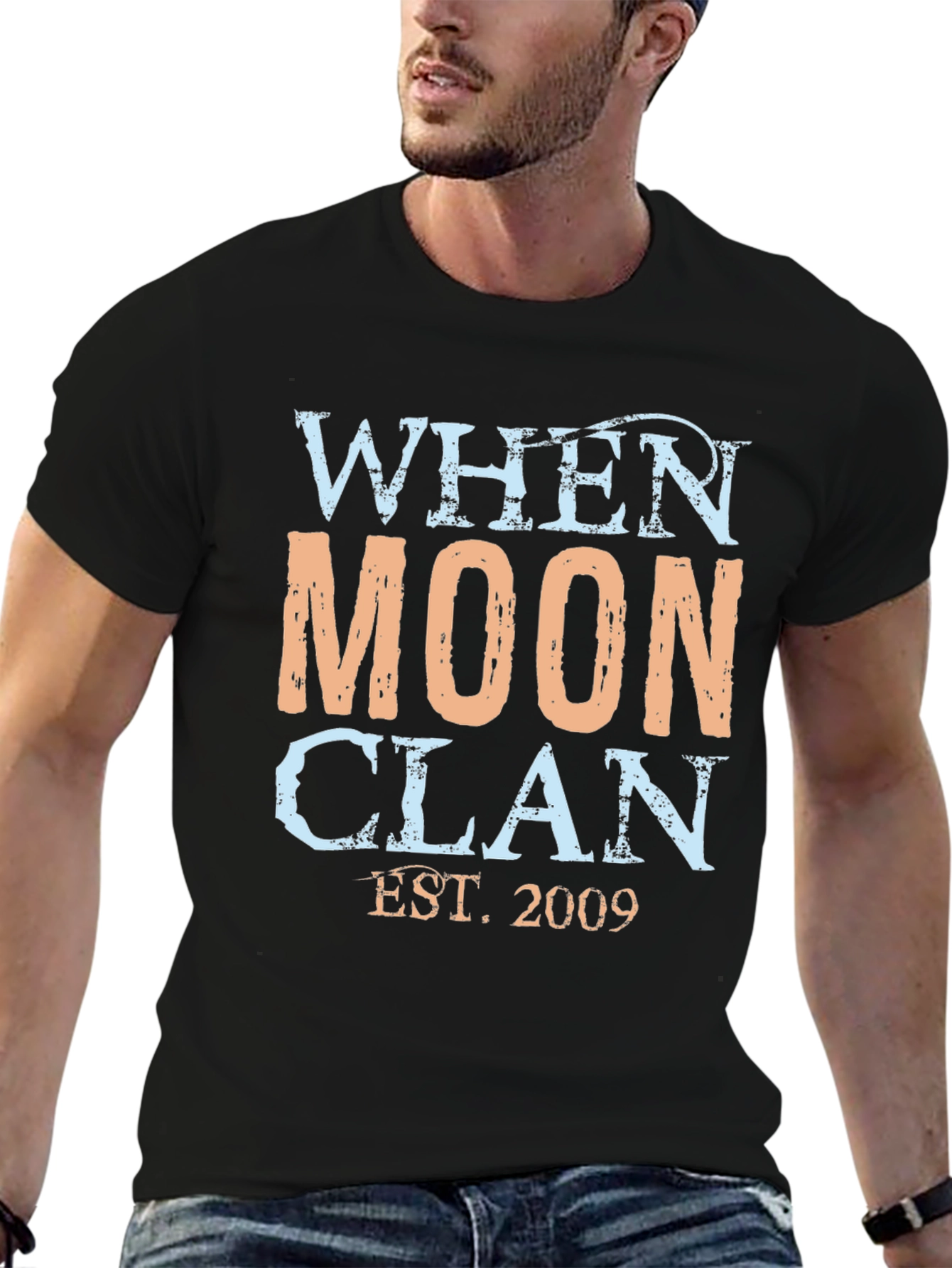 Moon Clan Est. 2009 Black T-Shirt