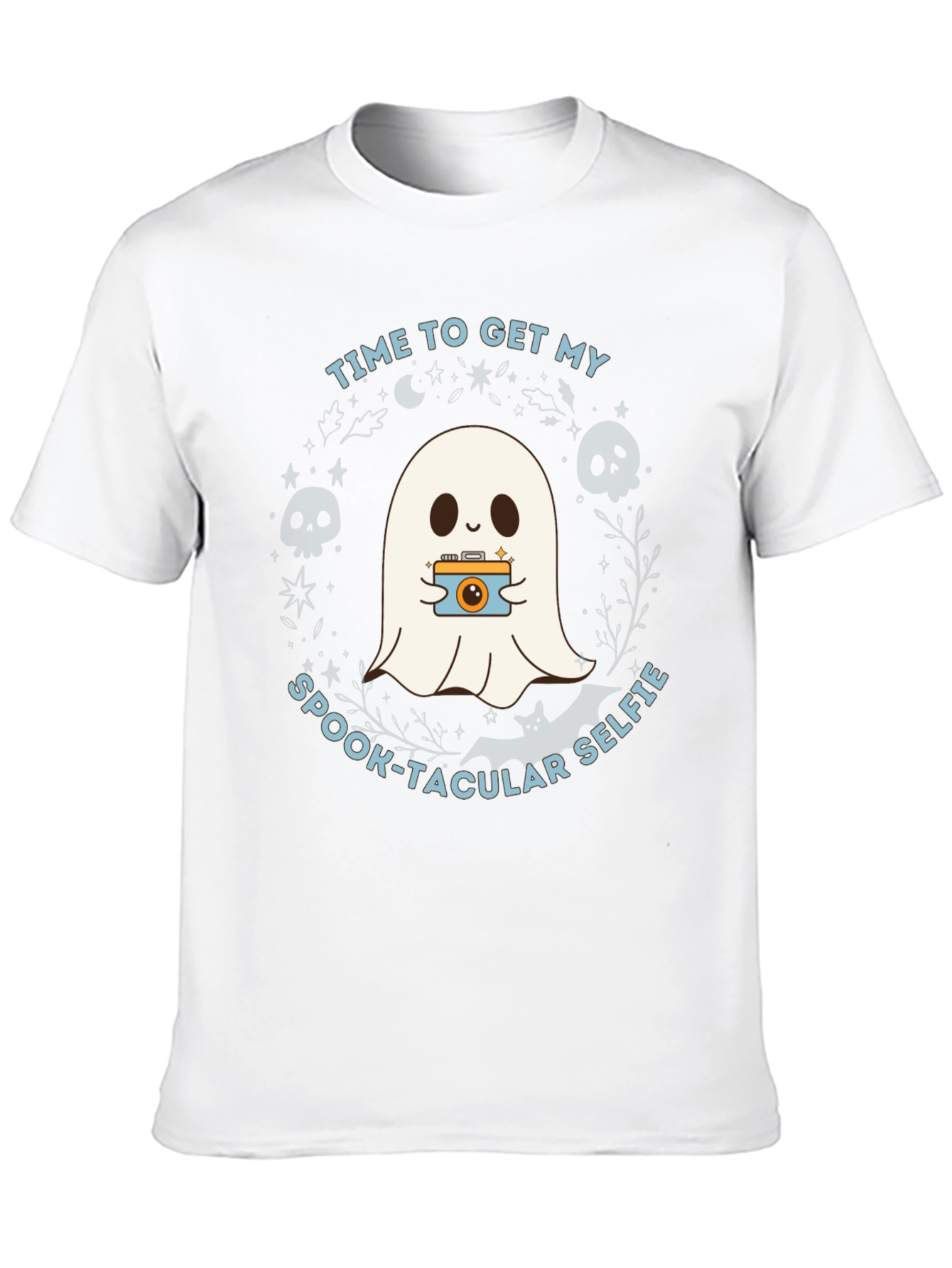 Spook-tacular Selfie T-Shirt - Halloween Ghost Tee