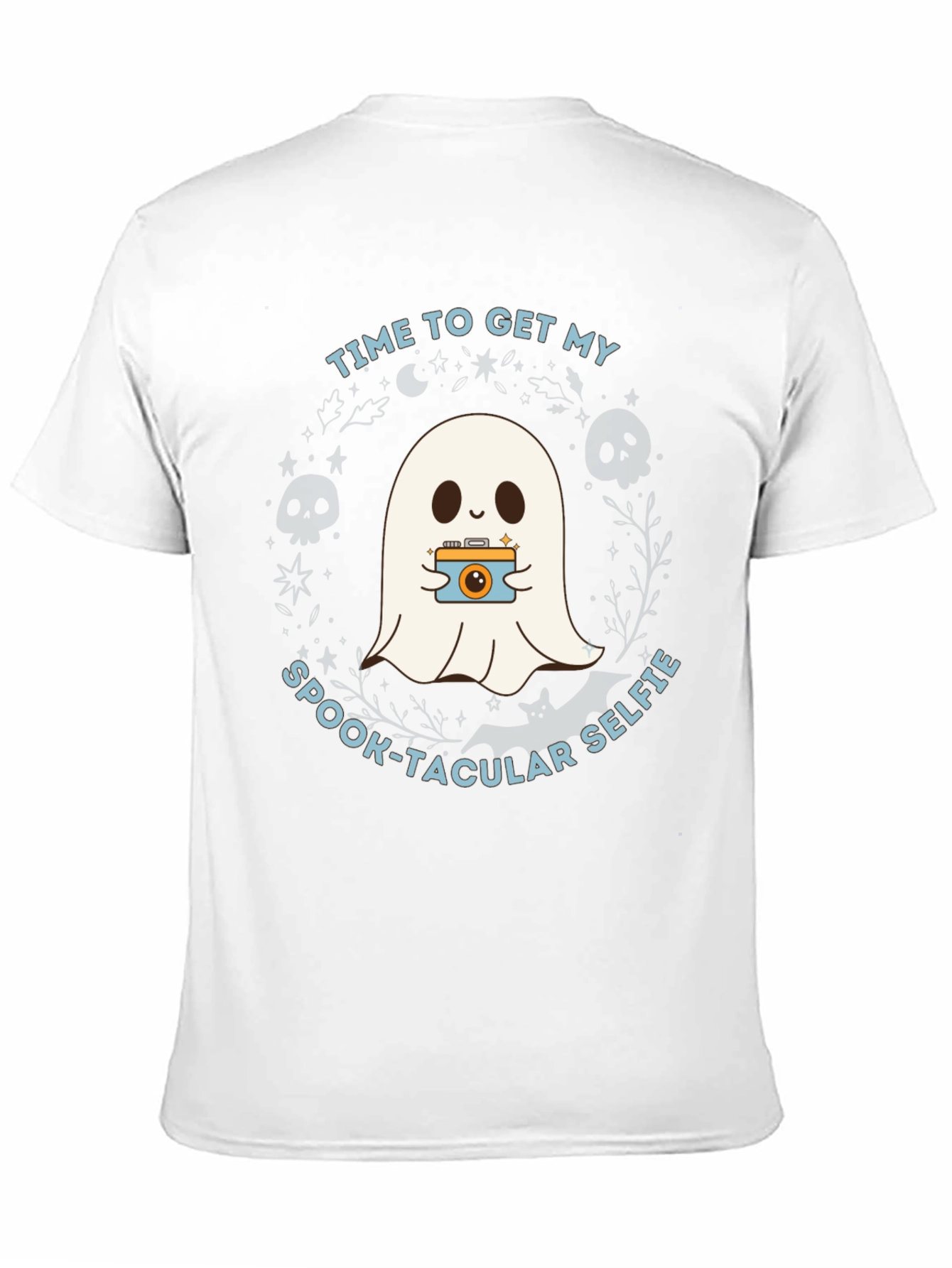 Spook-tacular Selfie T-Shirt - Halloween Ghost Tee