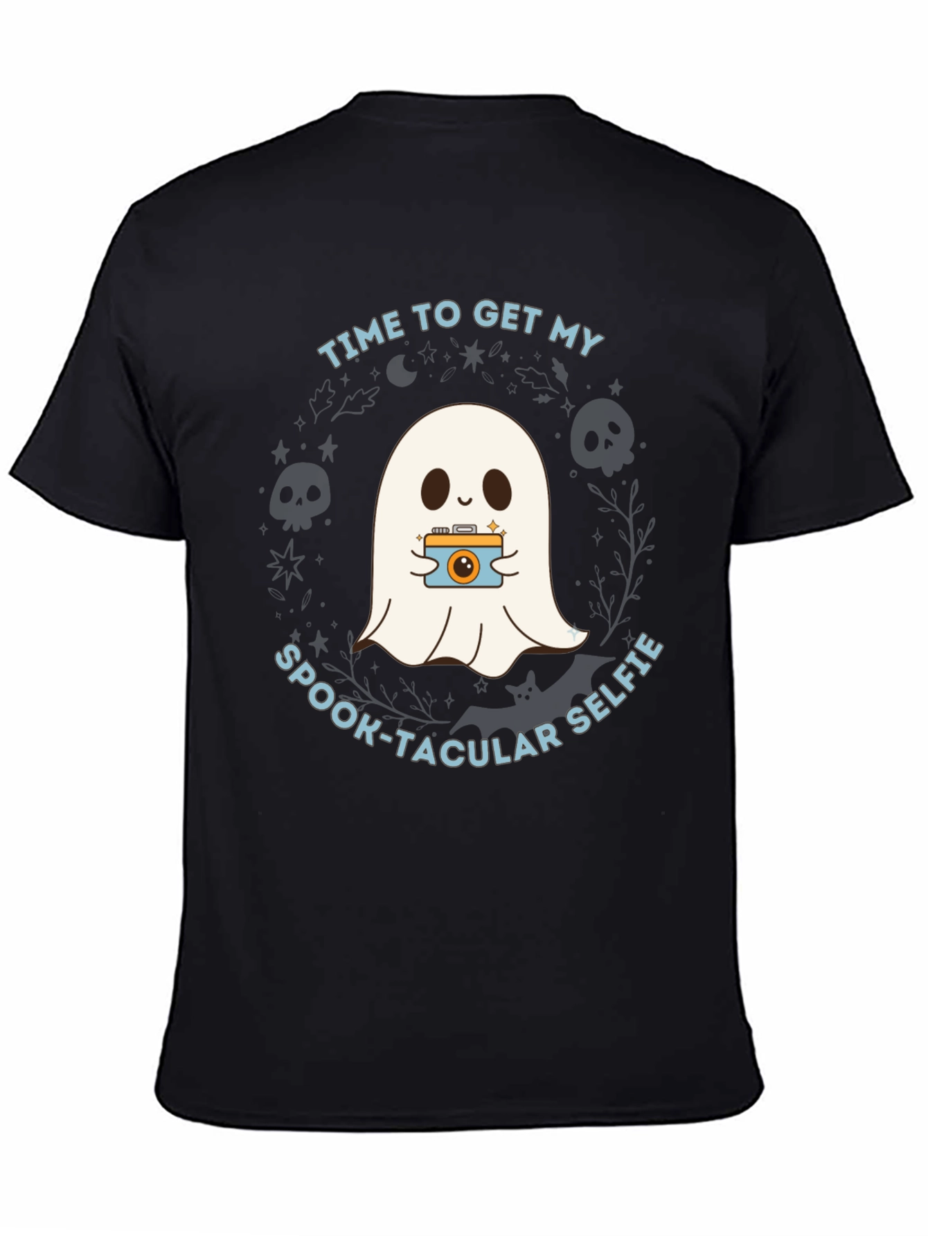 Spook-tacular Selfie T-Shirt - Halloween Ghost Tee