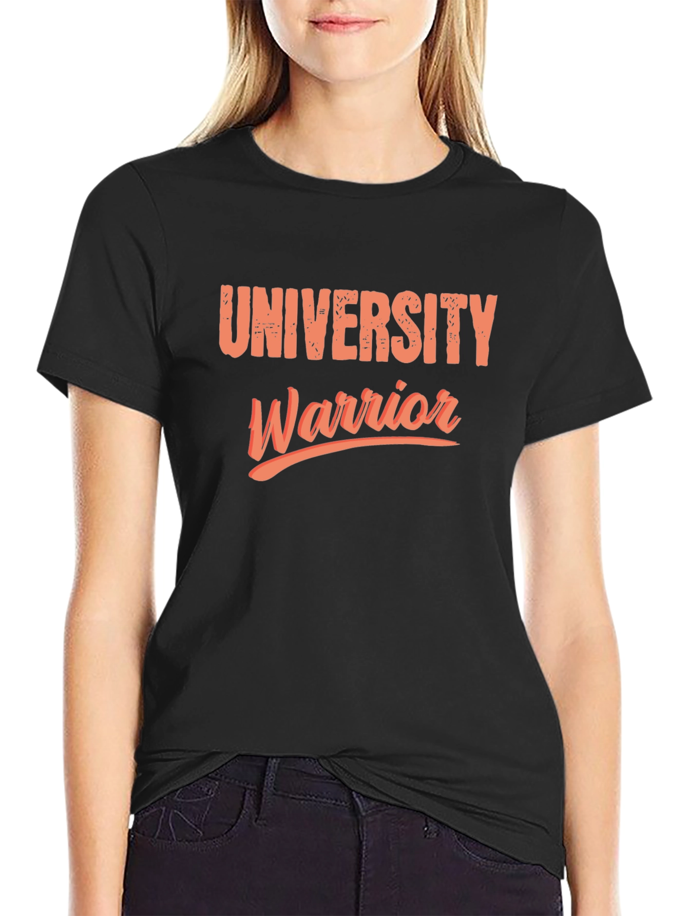 University Warrior Black T-Shirt