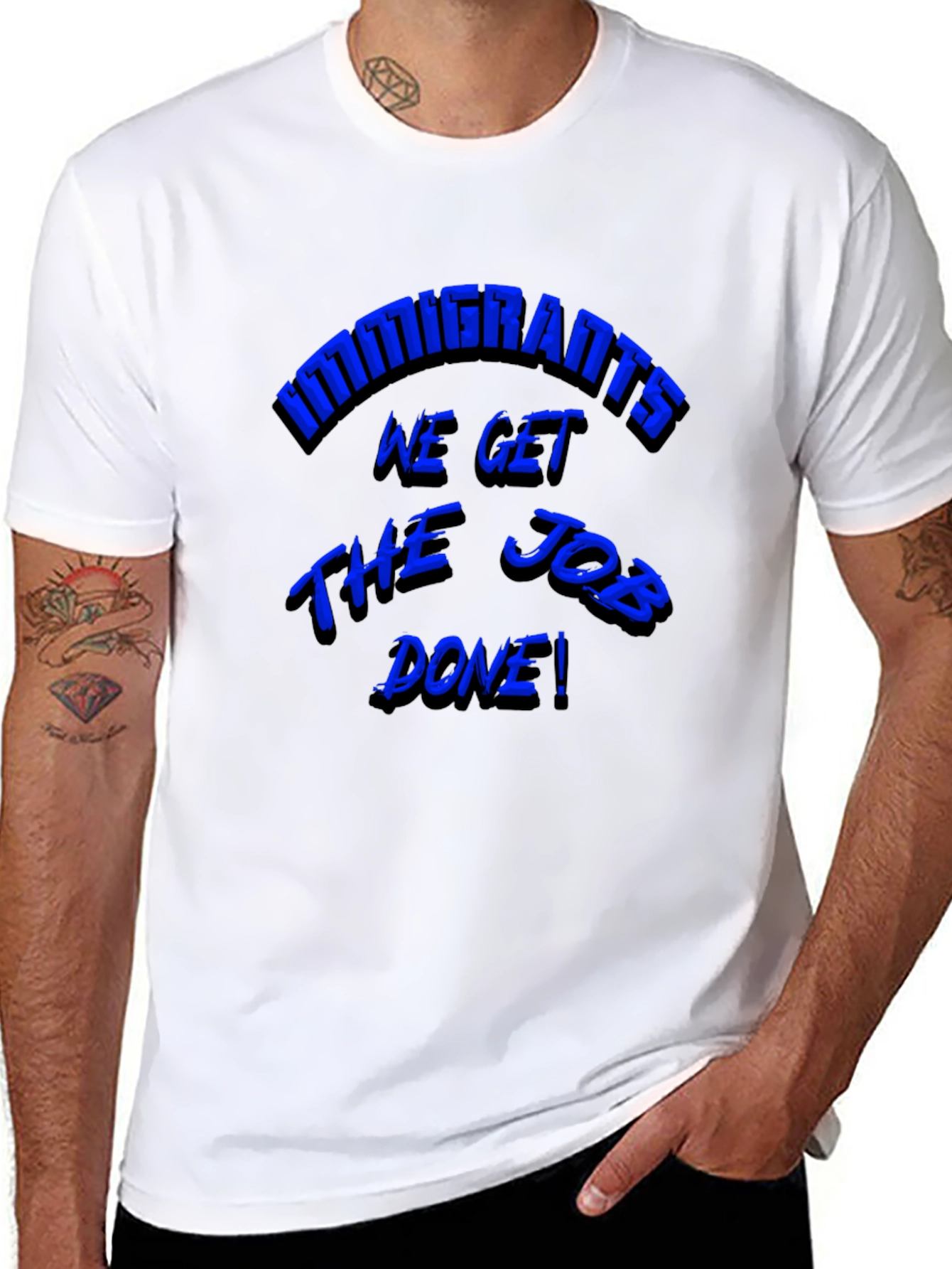 Immigrants Get the Job Done! Graphic Tee