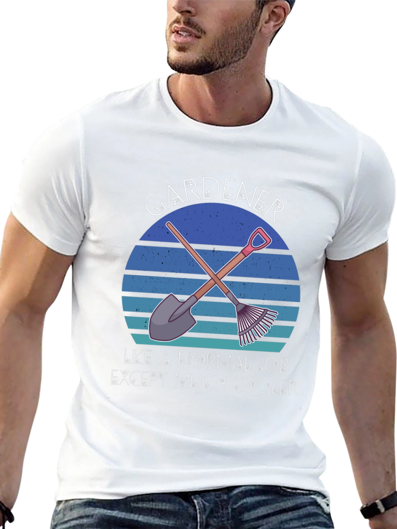 Gardener Cooler Job T-Shirt - Gardening Humor Apparel