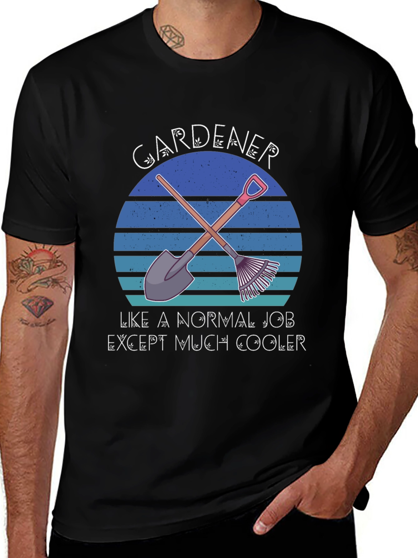 Gardener Cooler Job T-Shirt - Gardening Humor Apparel