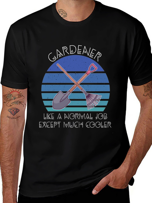 Gardener Cooler Job T-Shirt - Gardening Humor Apparel