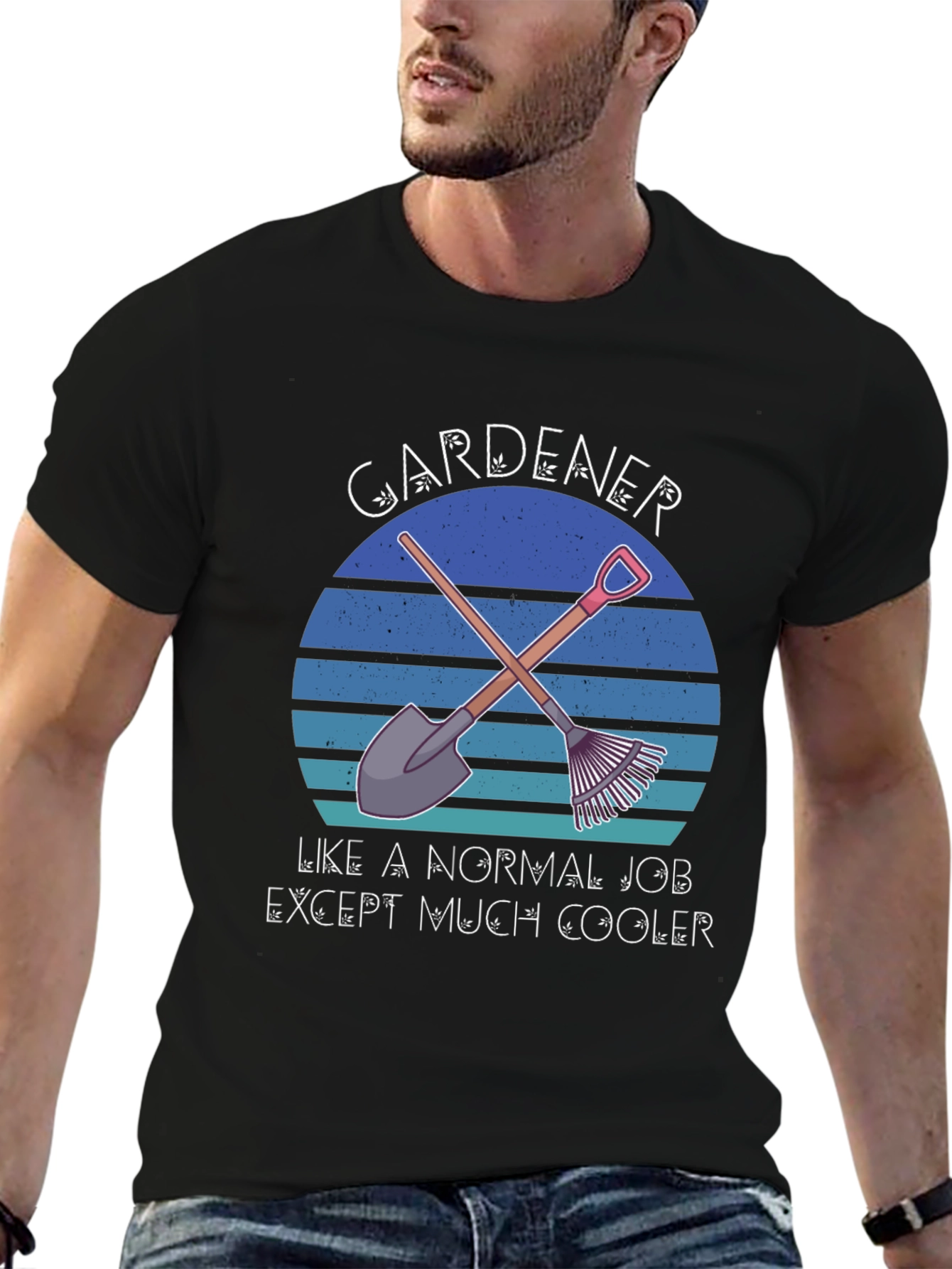 Gardener Cooler Job T-Shirt - Gardening Humor Apparel