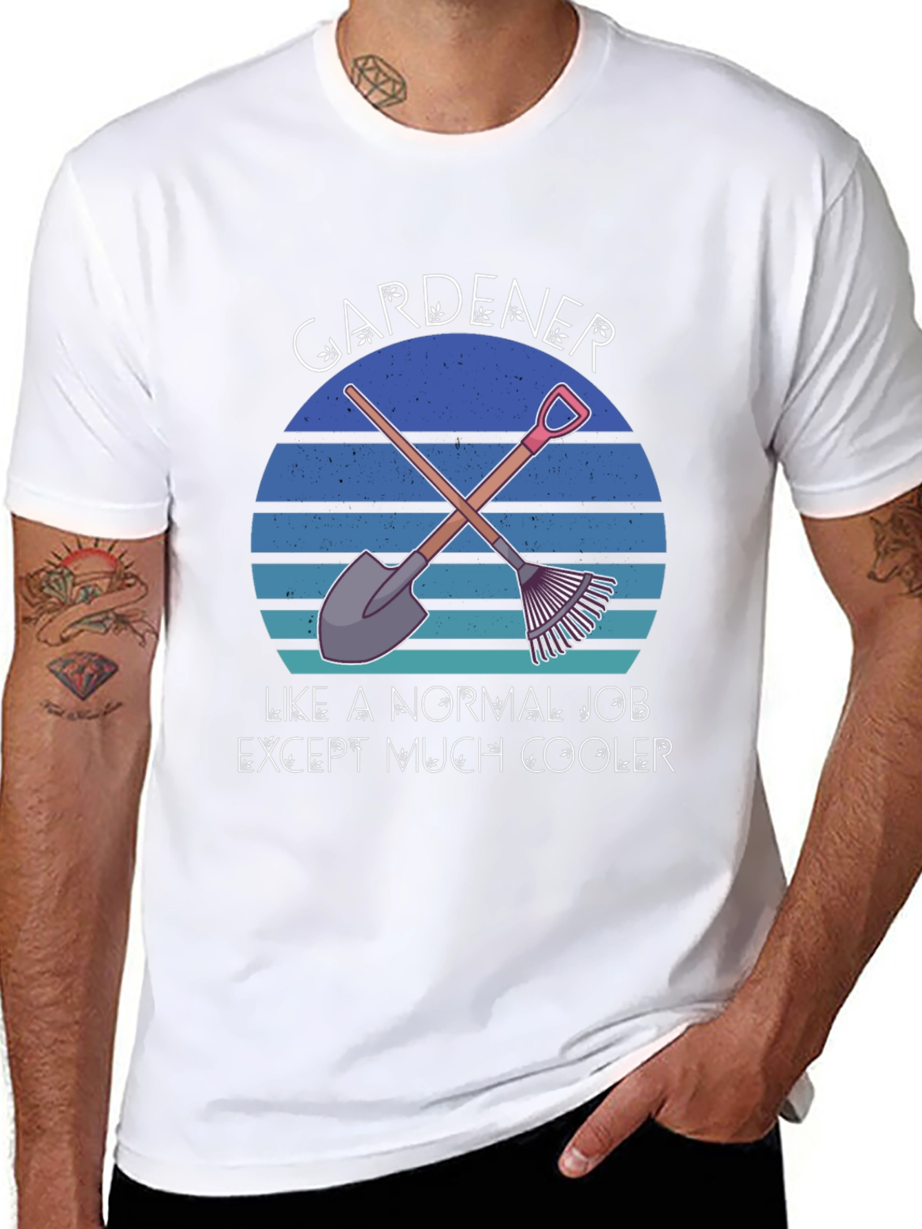 Gardener Cooler Job T-Shirt - Gardening Humor Apparel