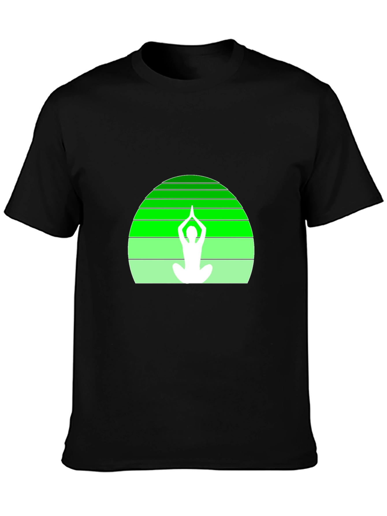 Yoga Silhouette Graphic Tee