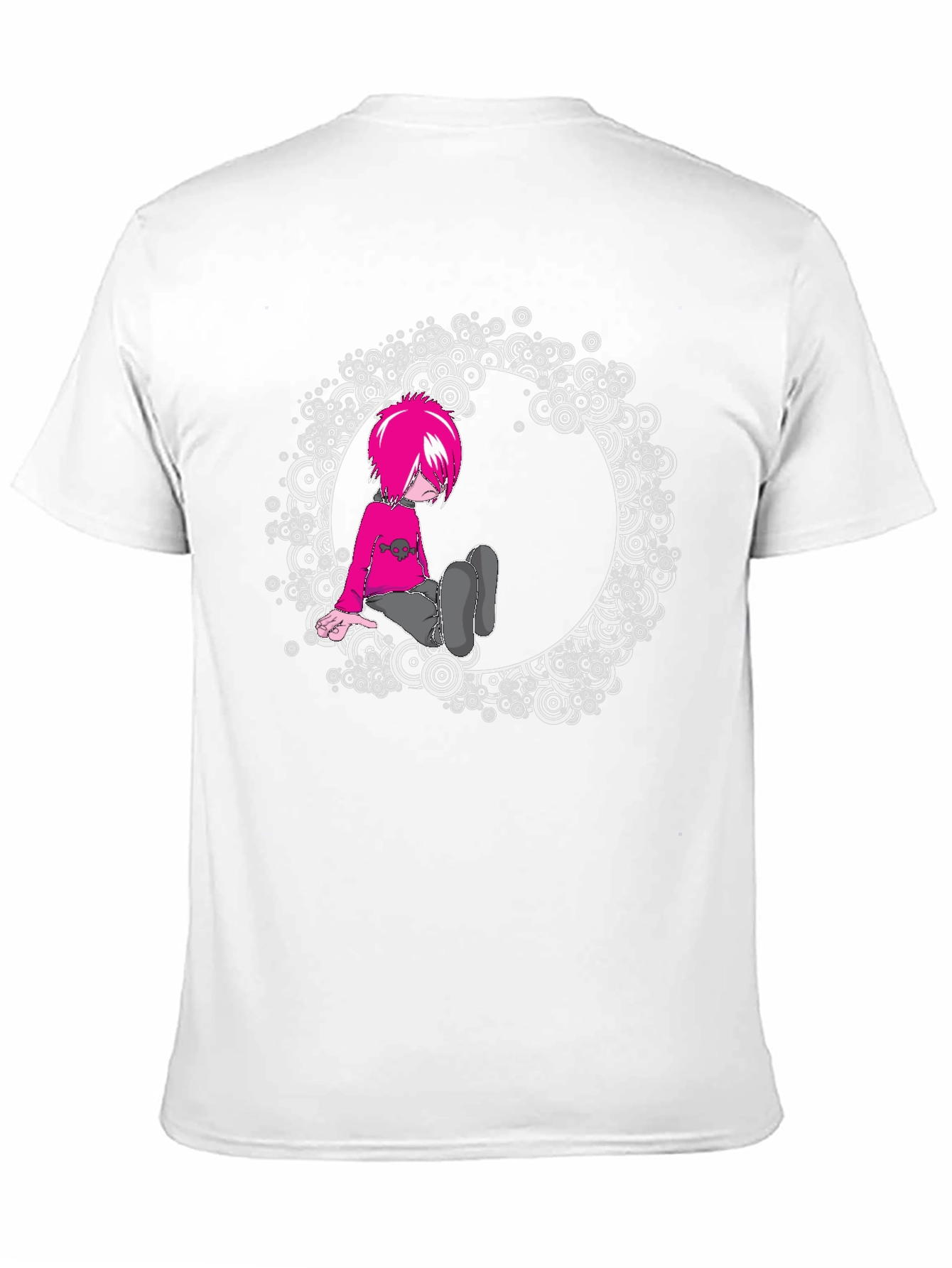 Black T-Shirt with Graphic Design