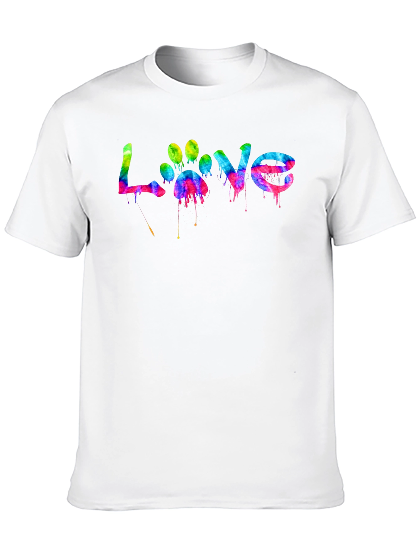 Love Paw Print Graphic Tee