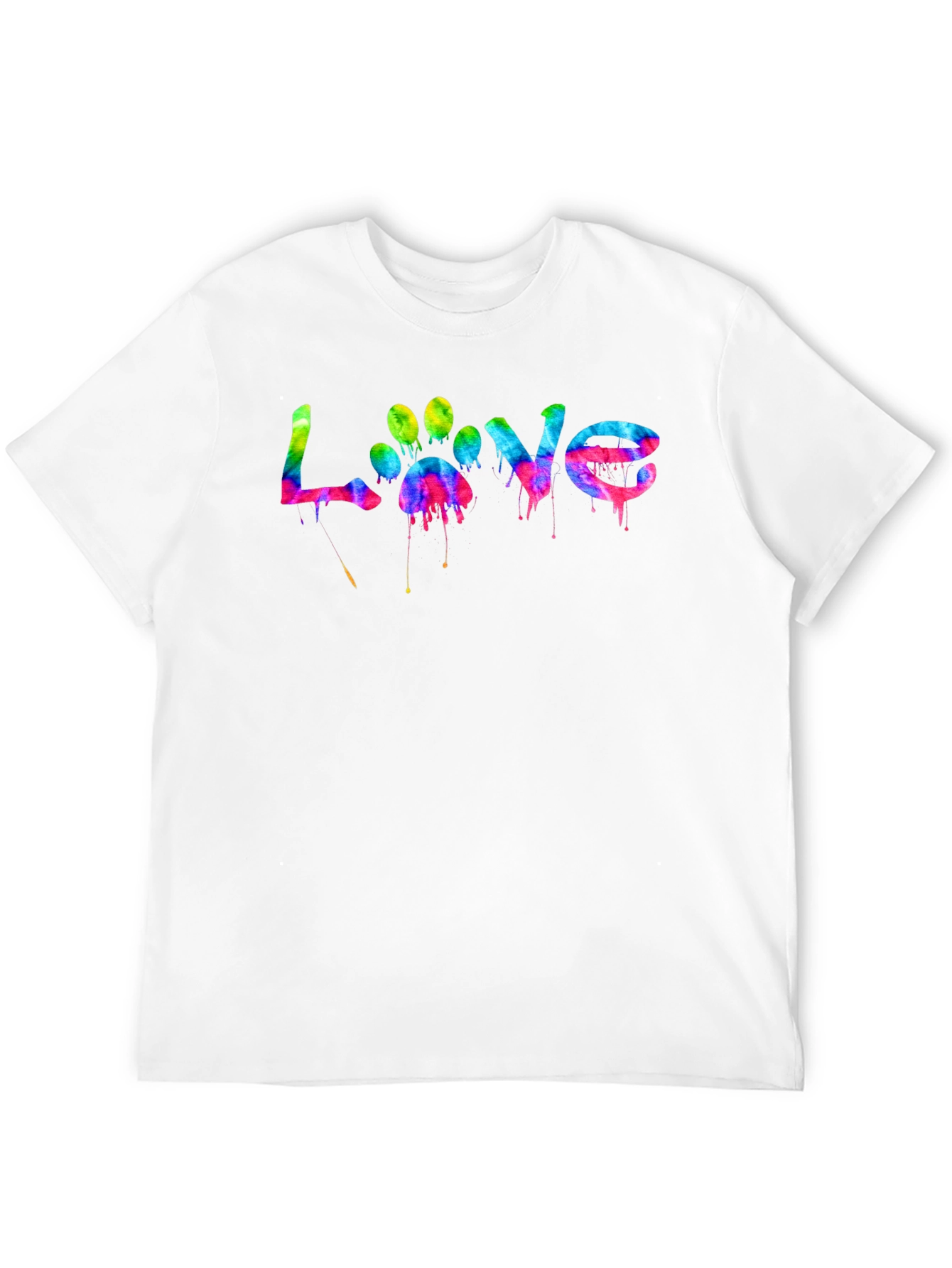 Love Paw Print Graphic Tee