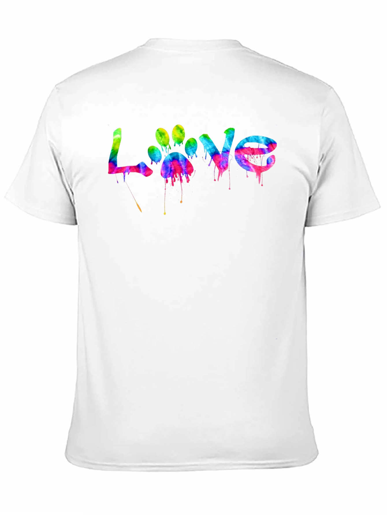 Love Paw Print Graphic Tee