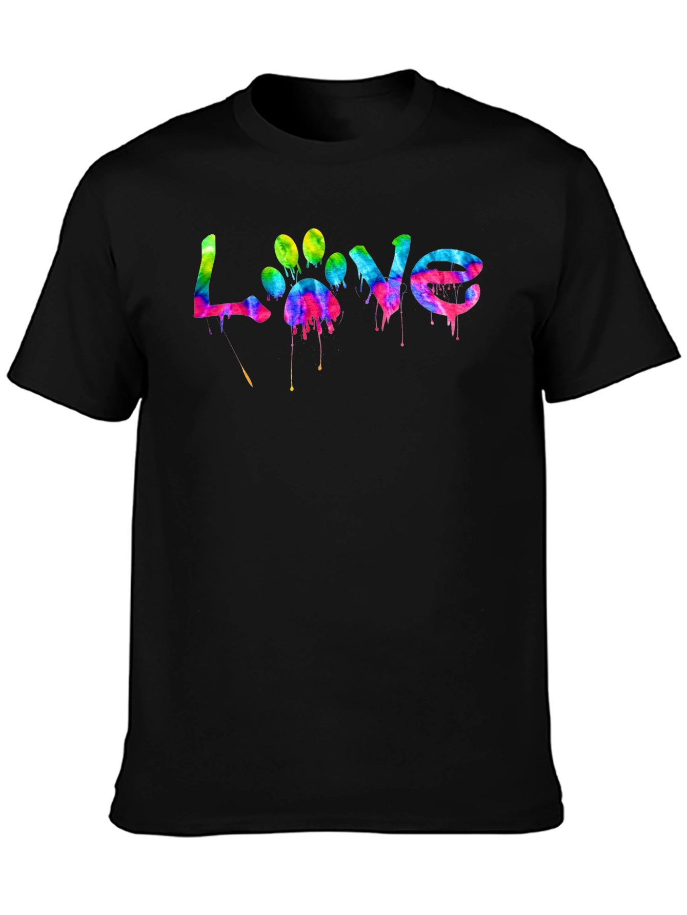 Love Paw Print Graphic Tee
