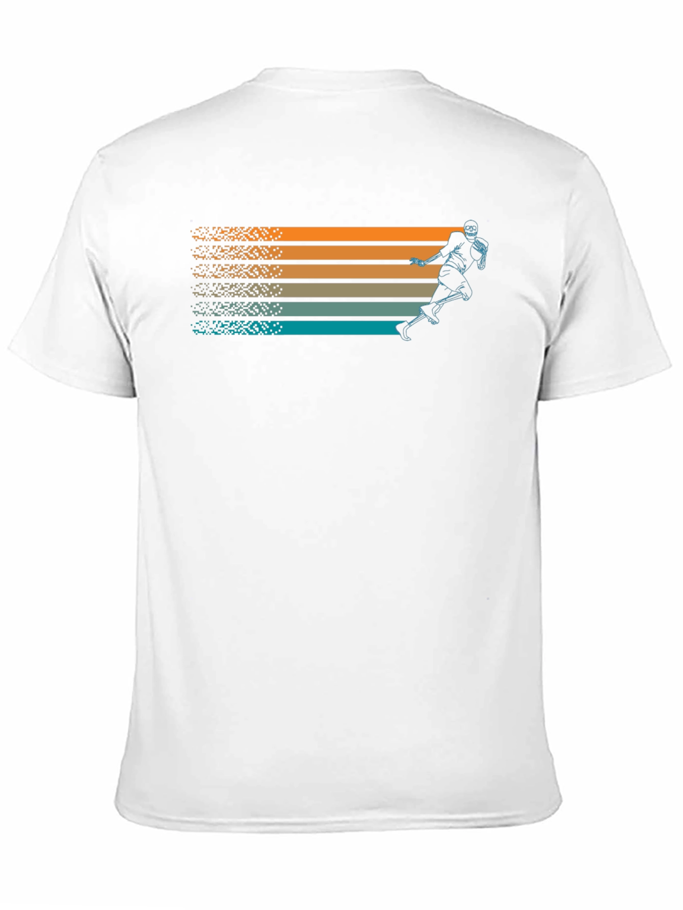 Retro Football Player Graphic T-Shirt